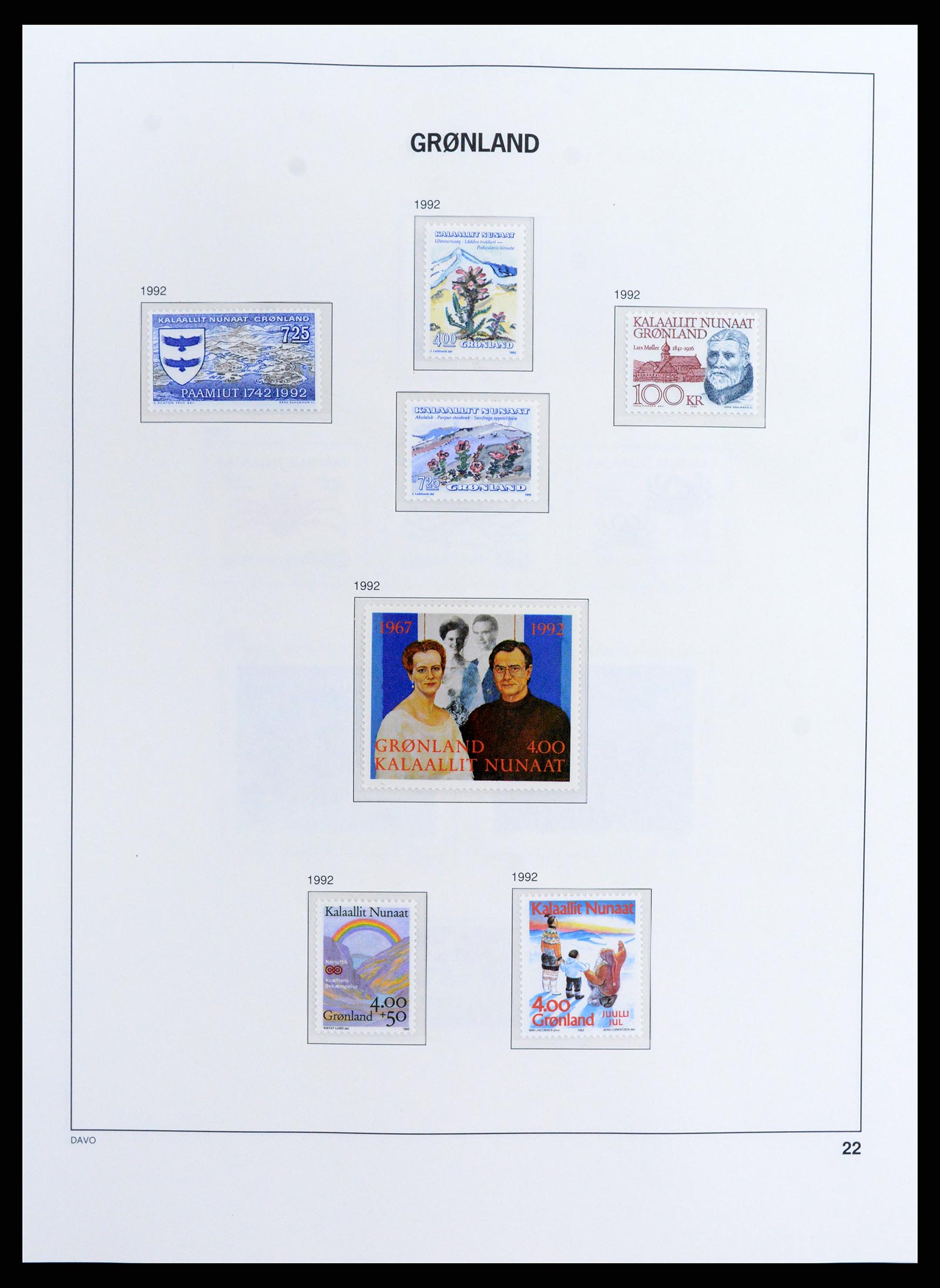 37802 024 - Postzegelverzameling 37802 Groenland 1905-2019!