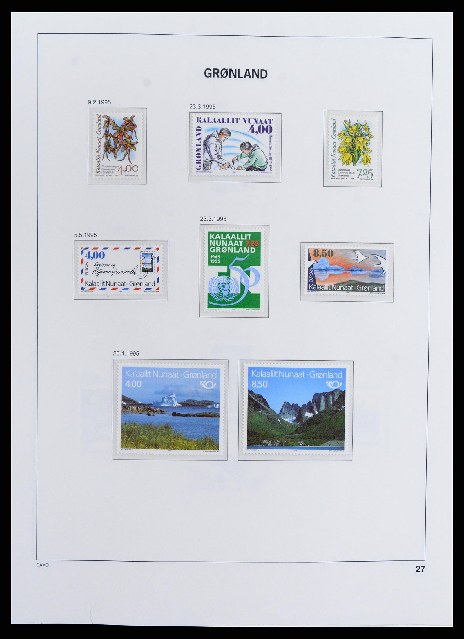37802 029 - Postzegelverzameling 37802 Groenland 1905-2019!