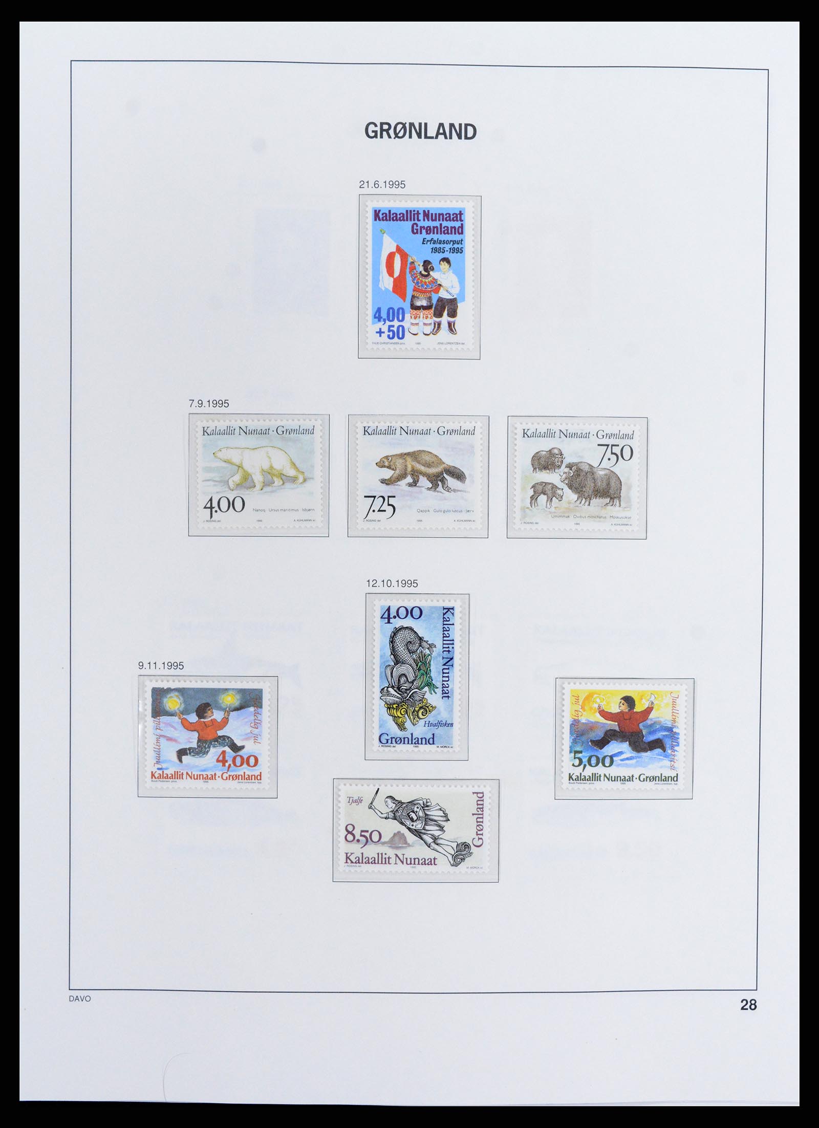 37802 030 - Postzegelverzameling 37802 Groenland 1905-2019!