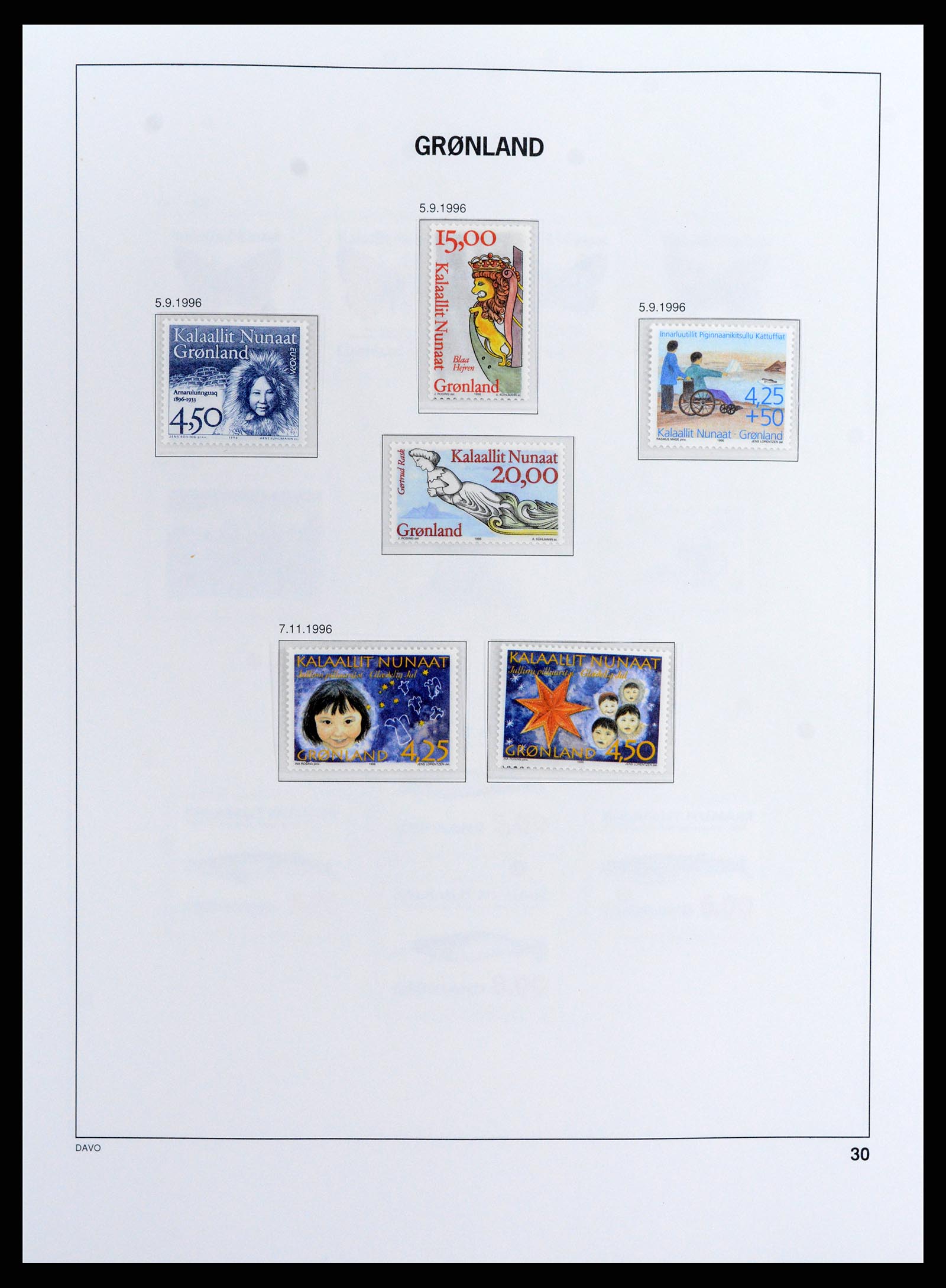 37802 032 - Postzegelverzameling 37802 Groenland 1905-2019!