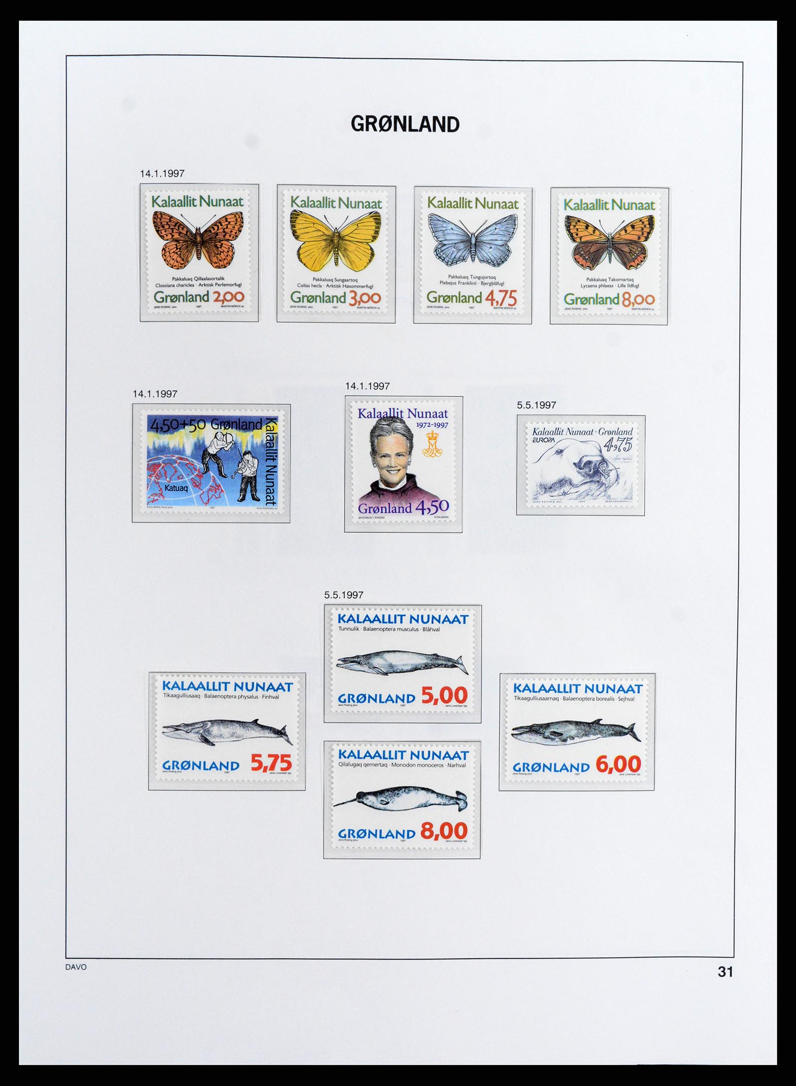 37802 033 - Postzegelverzameling 37802 Groenland 1905-2019!