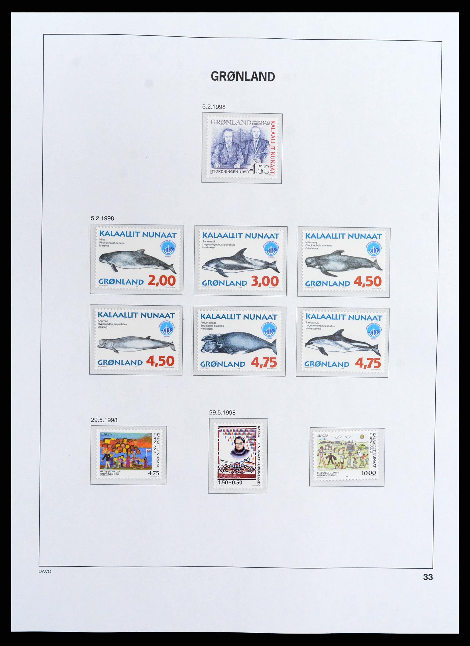 37802 035 - Postzegelverzameling 37802 Groenland 1905-2019!