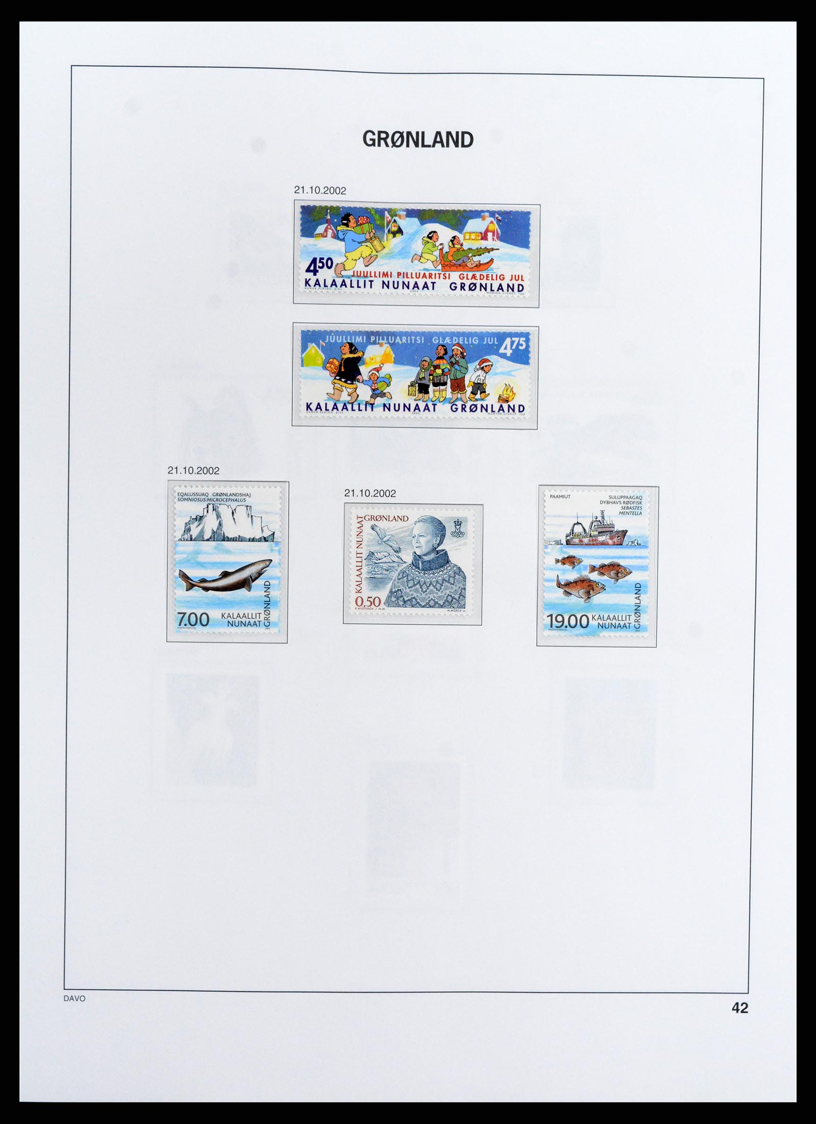 37802 044 - Postzegelverzameling 37802 Groenland 1905-2019!