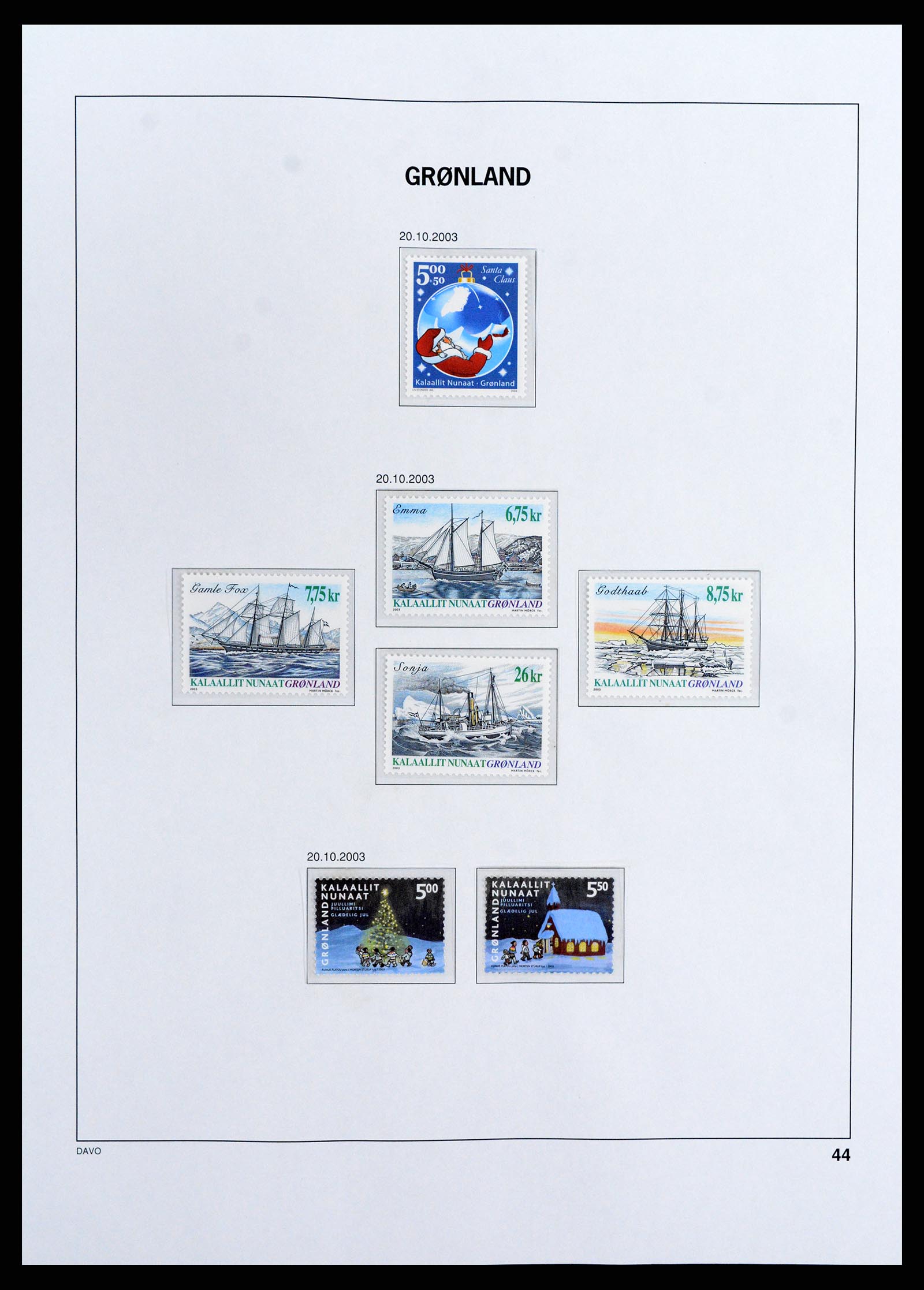 37802 046 - Stamp Collection 37802 Greenland 1905-2019!