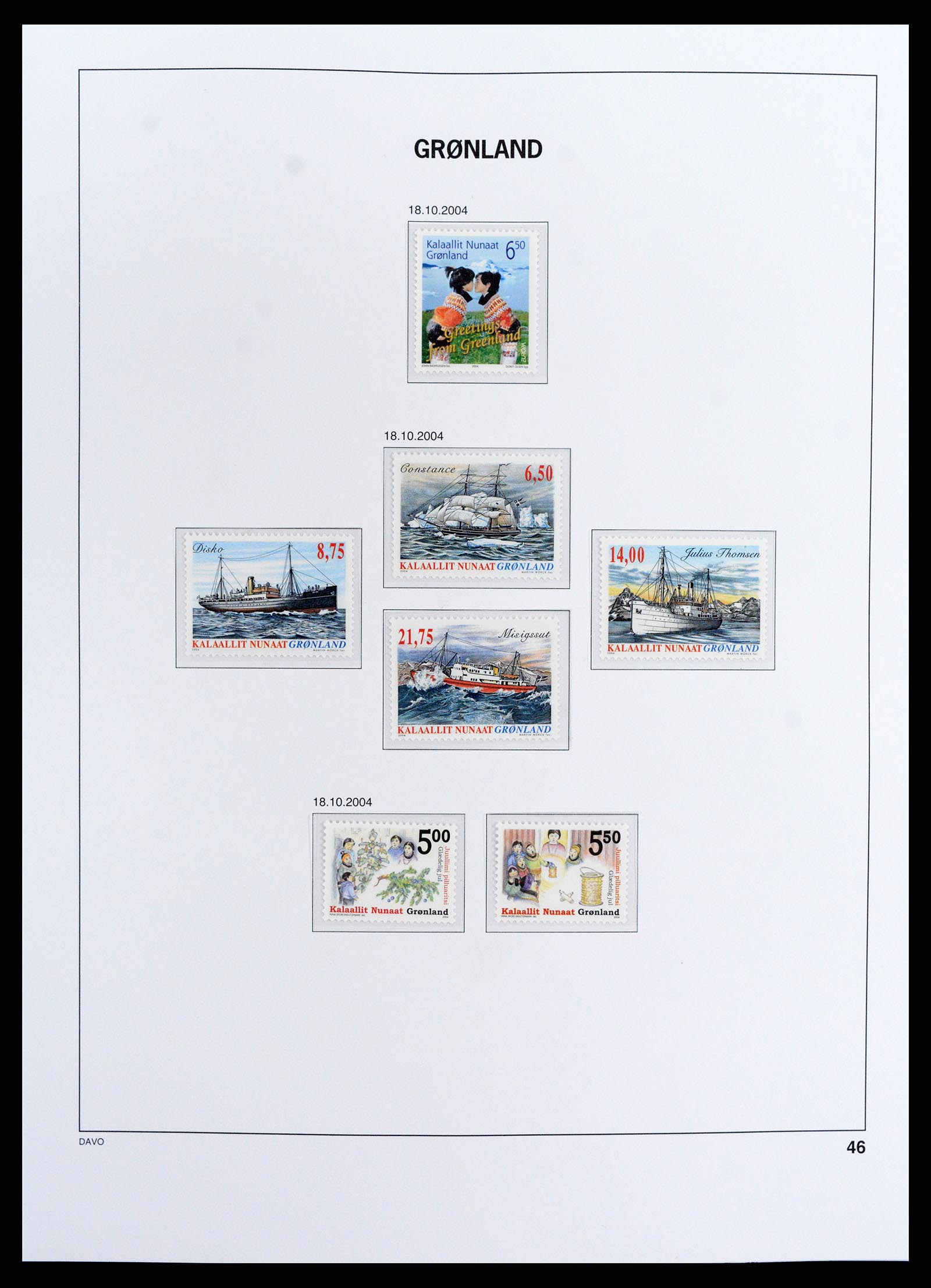 37802 048 - Stamp Collection 37802 Greenland 1905-2019!