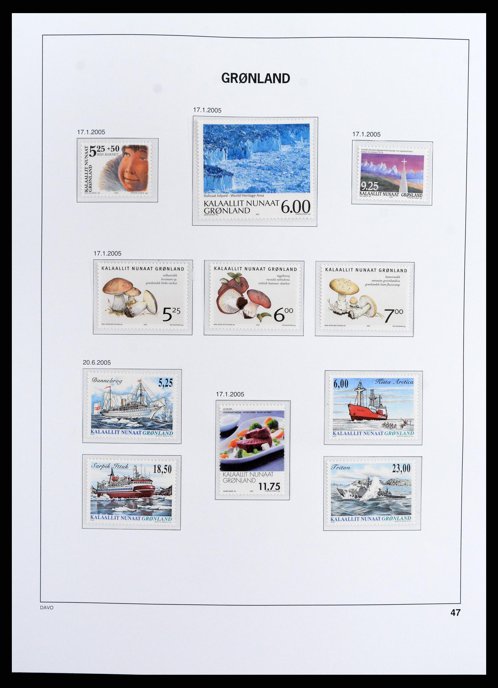 37802 049 - Stamp Collection 37802 Greenland 1905-2019!
