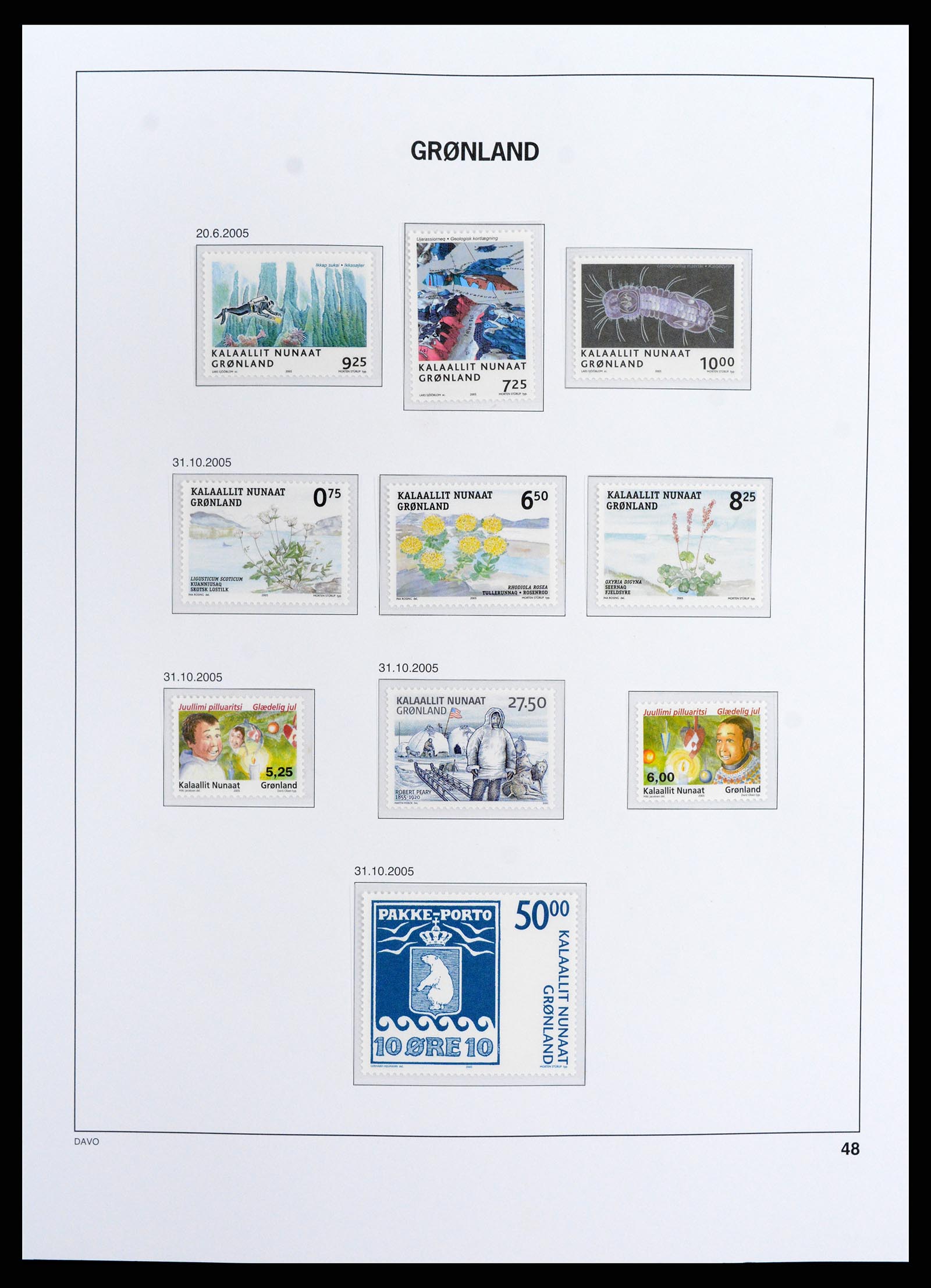 37802 050 - Stamp Collection 37802 Greenland 1905-2019!