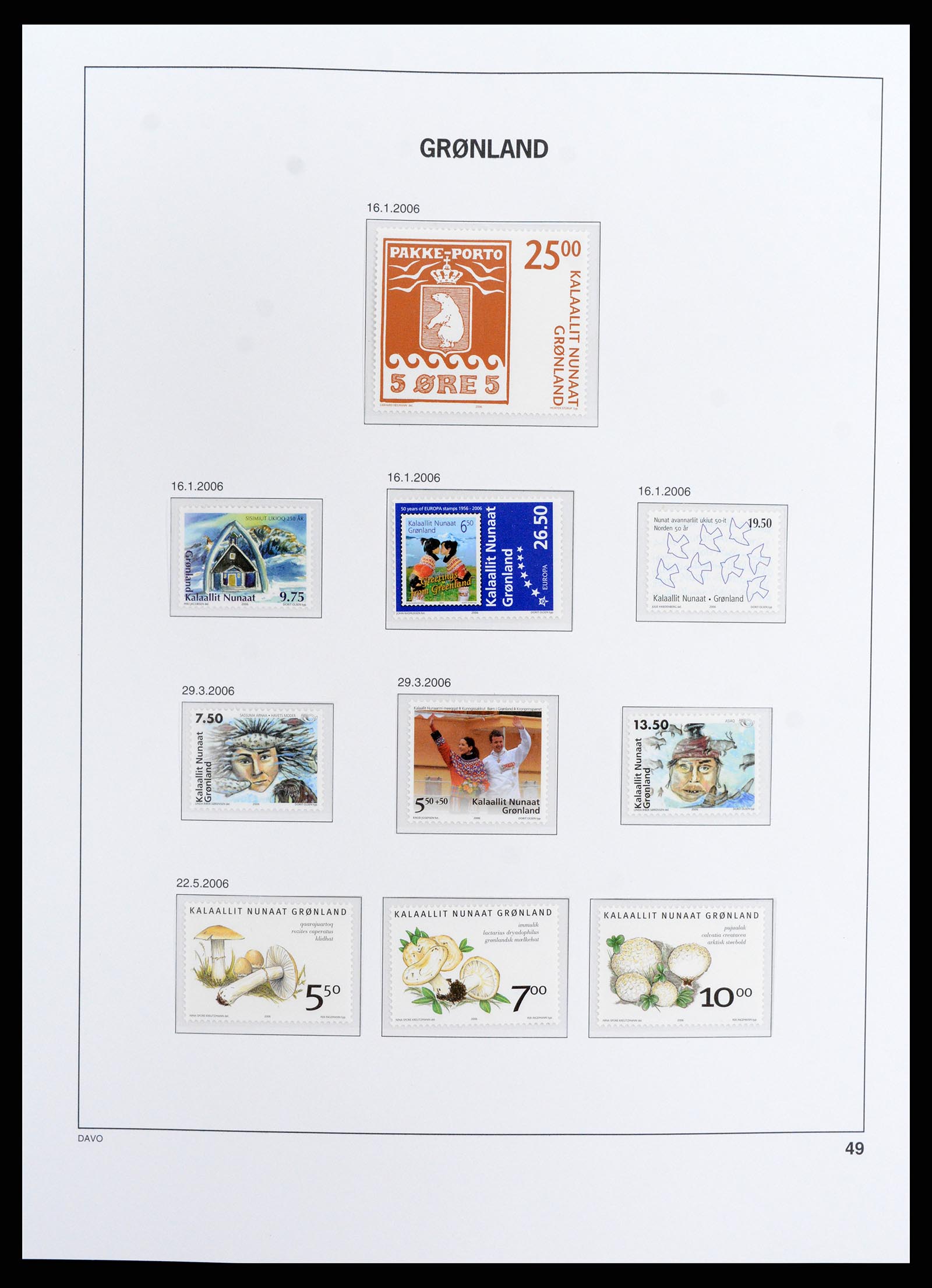 37802 051 - Postzegelverzameling 37802 Groenland 1905-2019!