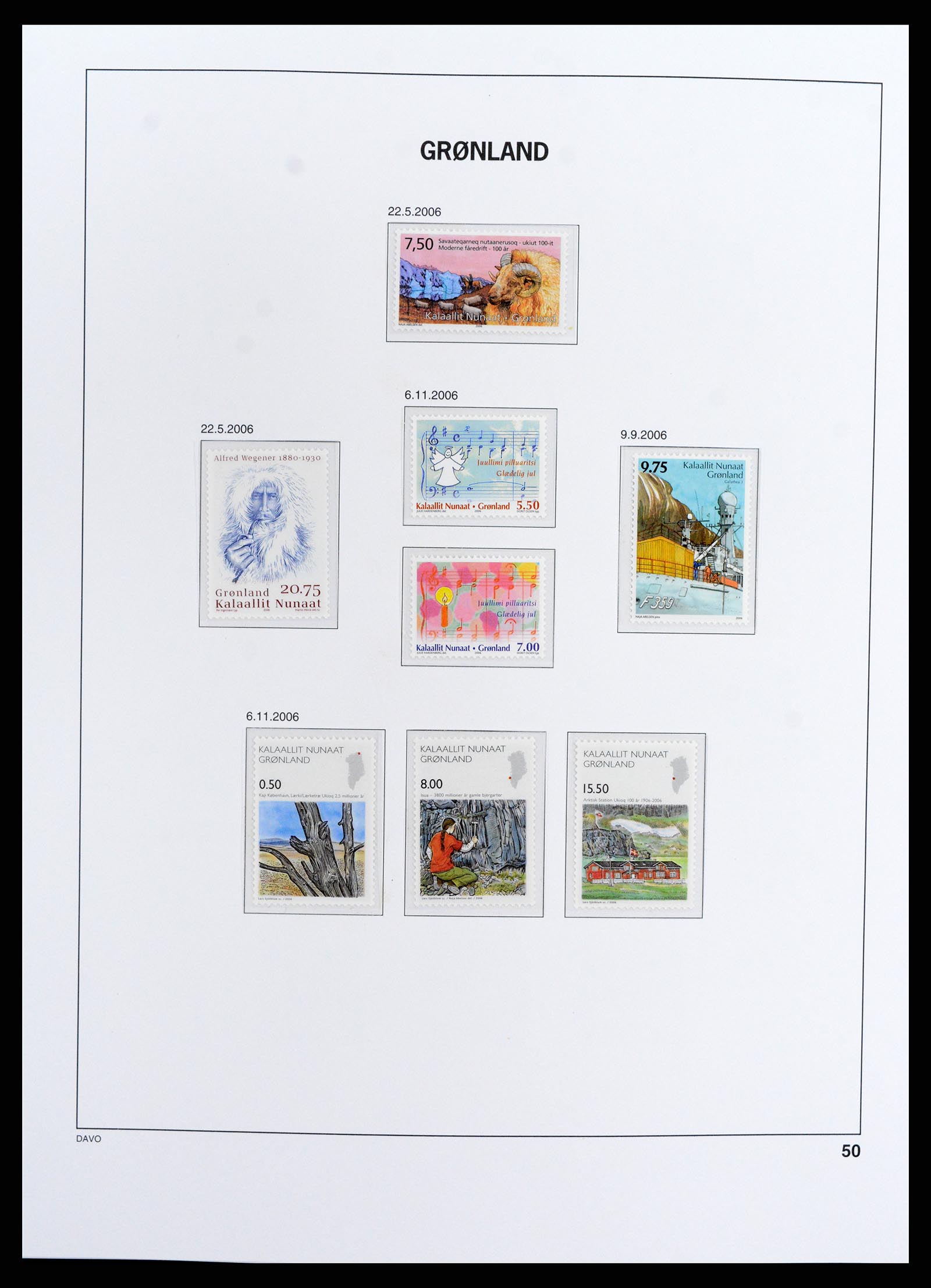 37802 052 - Stamp Collection 37802 Greenland 1905-2019!