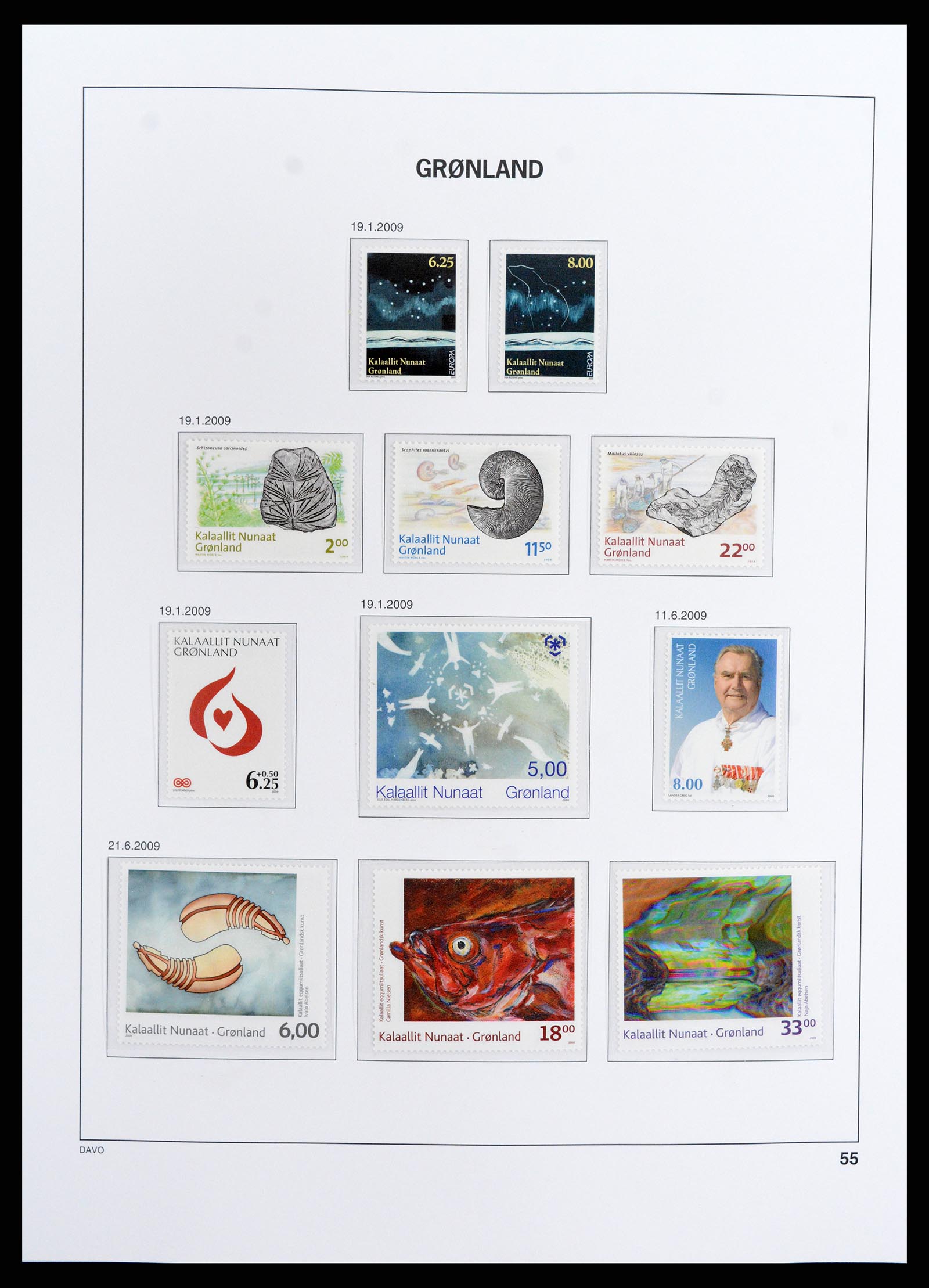 37802 057 - Postzegelverzameling 37802 Groenland 1905-2019!