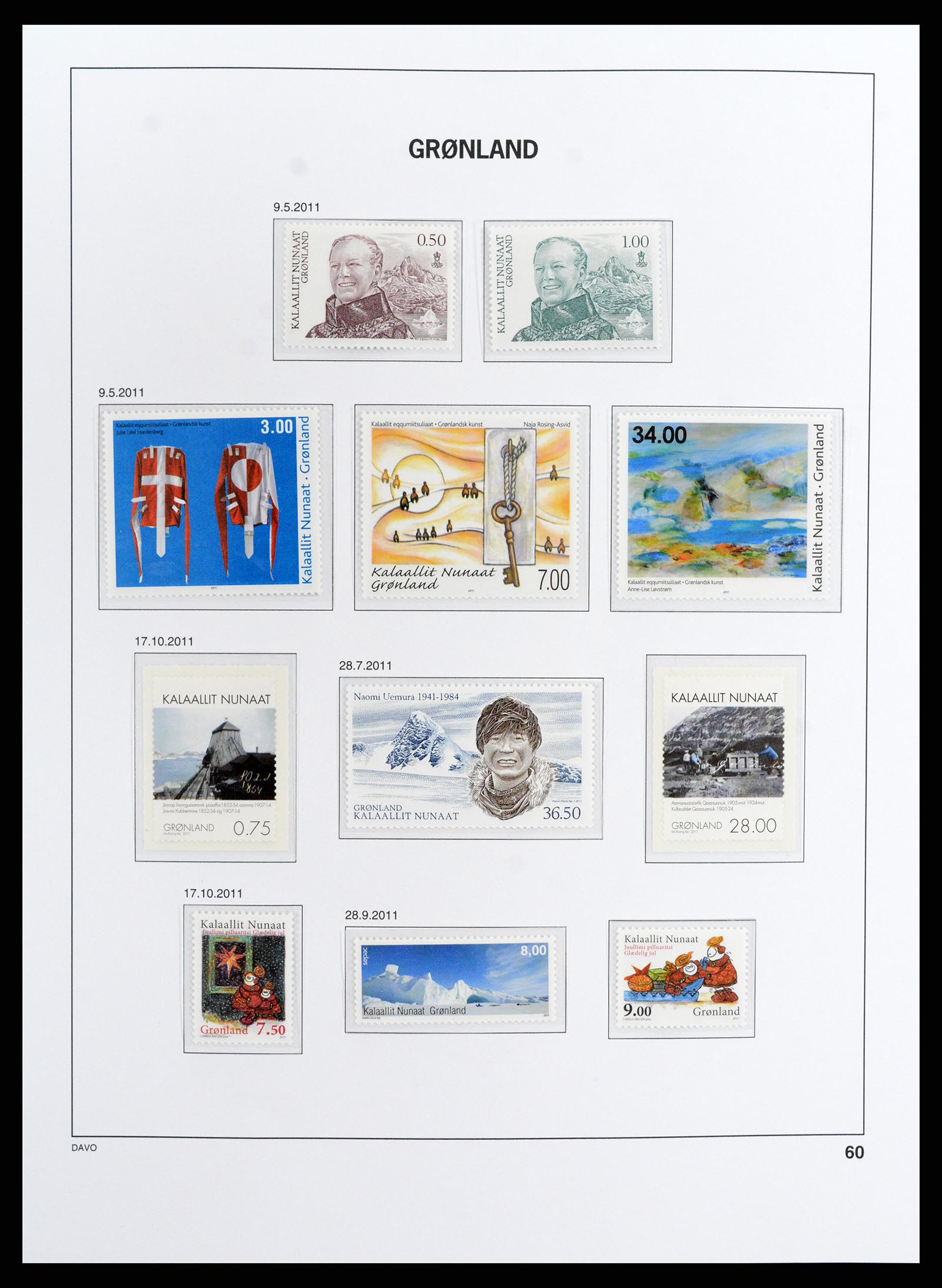 37802 062 - Stamp Collection 37802 Greenland 1905-2019!