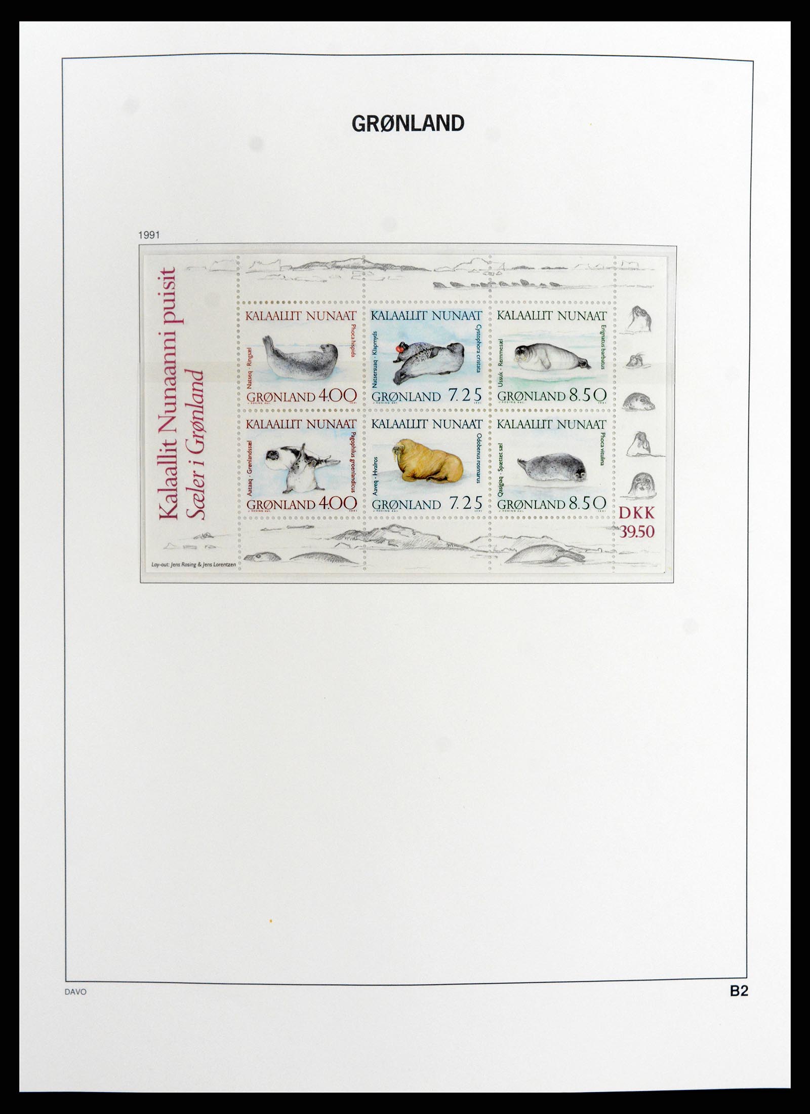 37802 068 - Postzegelverzameling 37802 Groenland 1905-2019!
