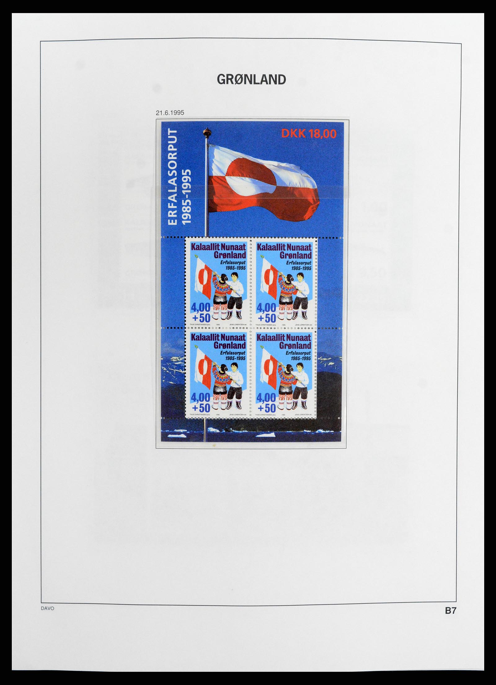 37802 073 - Postzegelverzameling 37802 Groenland 1905-2019!