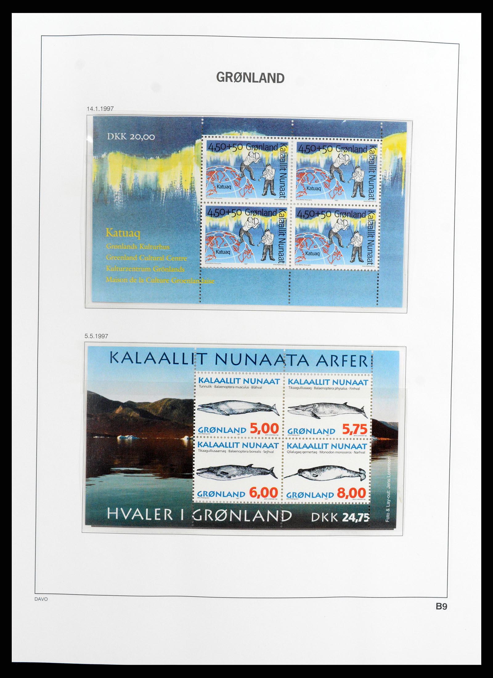 37802 075 - Postzegelverzameling 37802 Groenland 1905-2019!