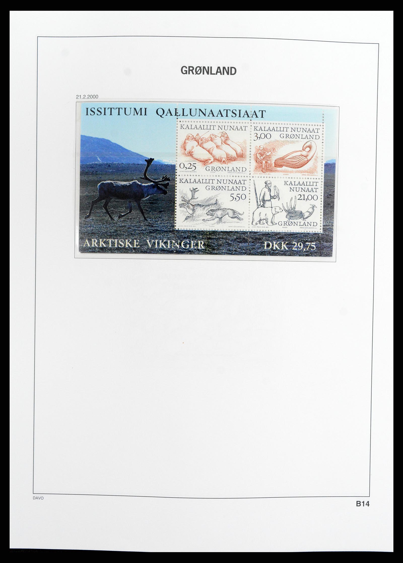 37802 081 - Postzegelverzameling 37802 Groenland 1905-2019!