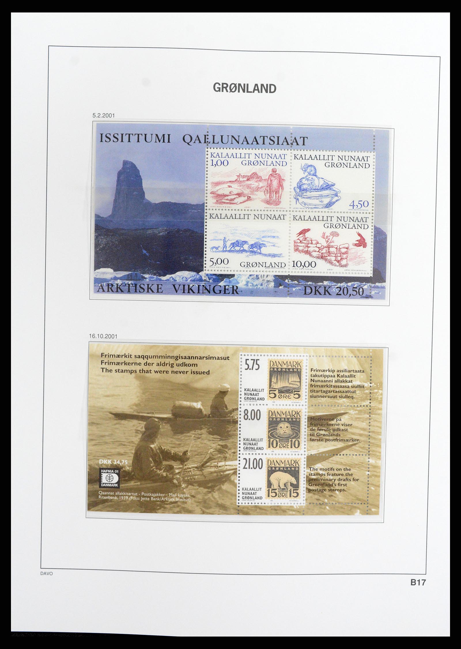 37802 084 - Stamp Collection 37802 Greenland 1905-2019!