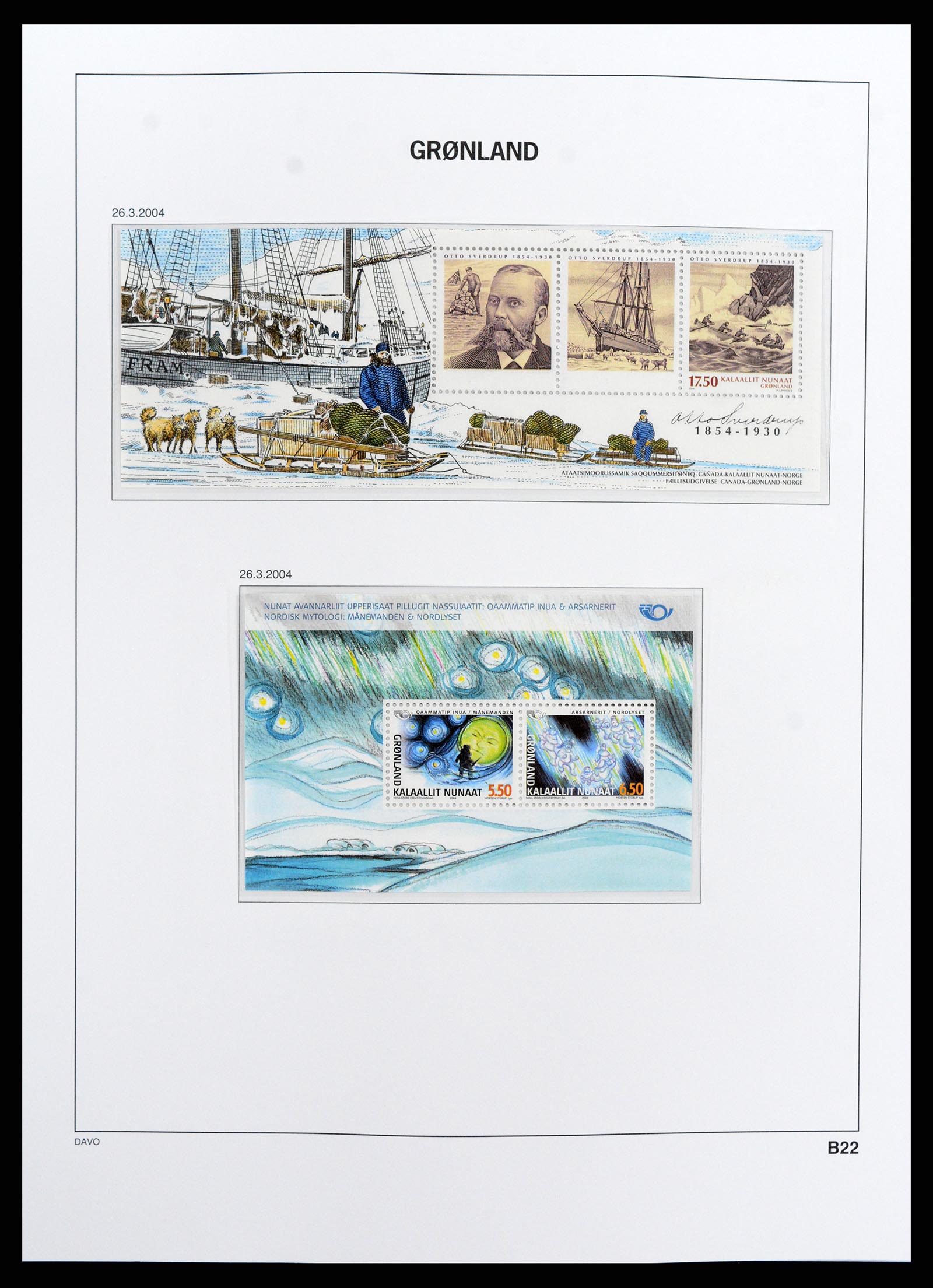 37802 089 - Postzegelverzameling 37802 Groenland 1905-2019!