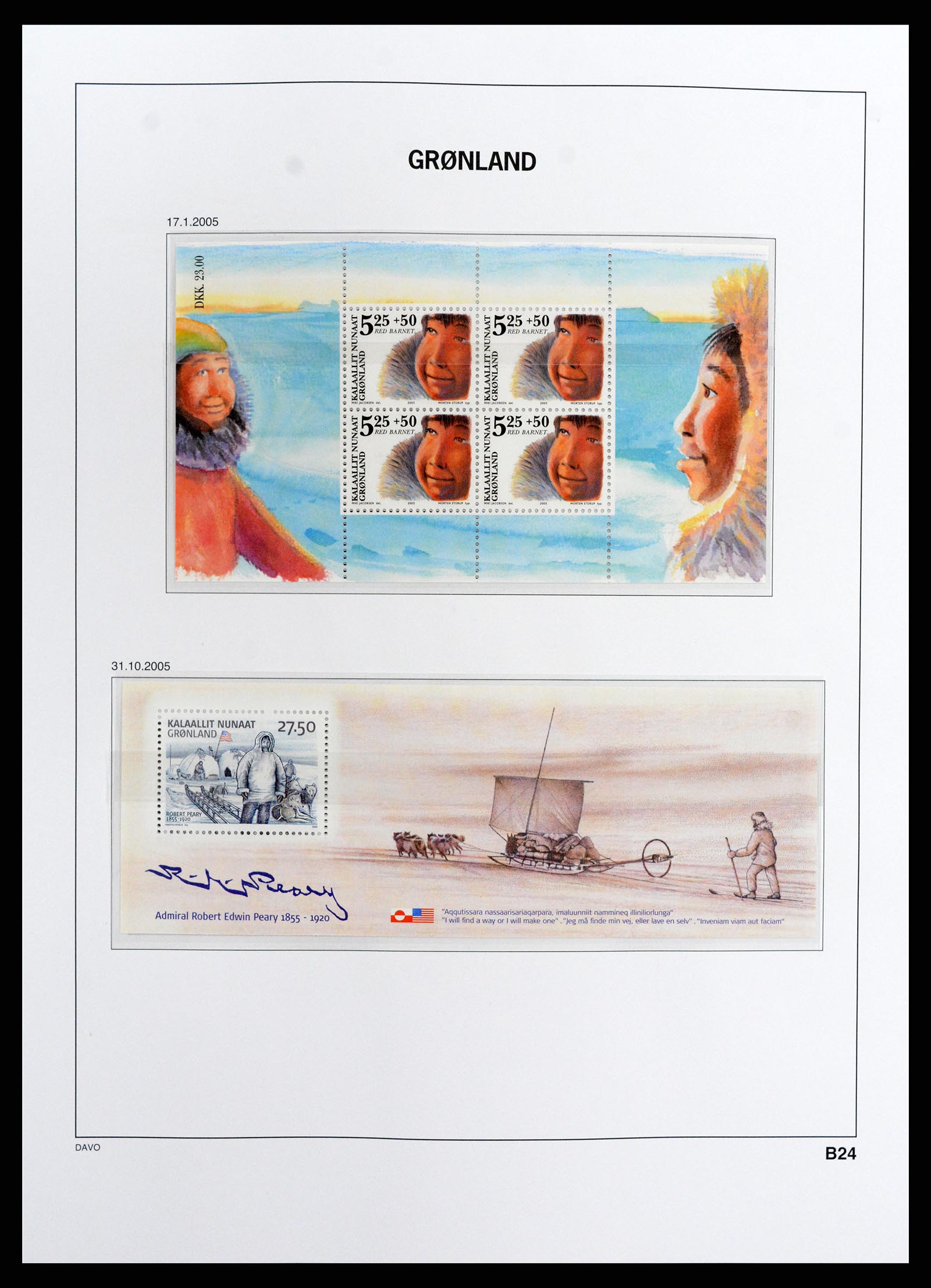 37802 091 - Postzegelverzameling 37802 Groenland 1905-2019!
