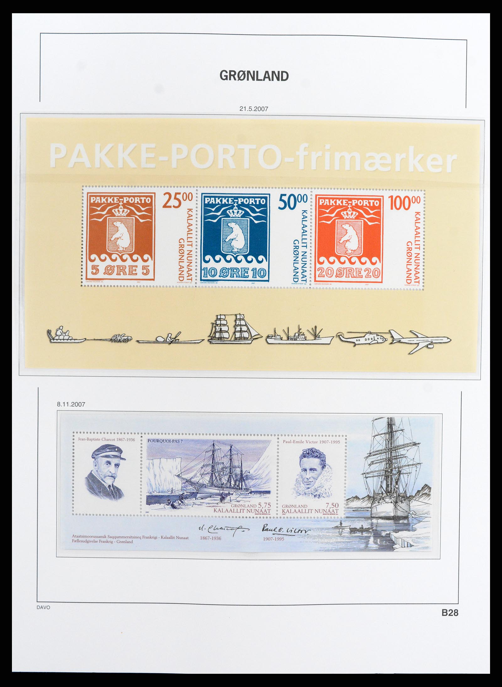 37802 095 - Postzegelverzameling 37802 Groenland 1905-2019!