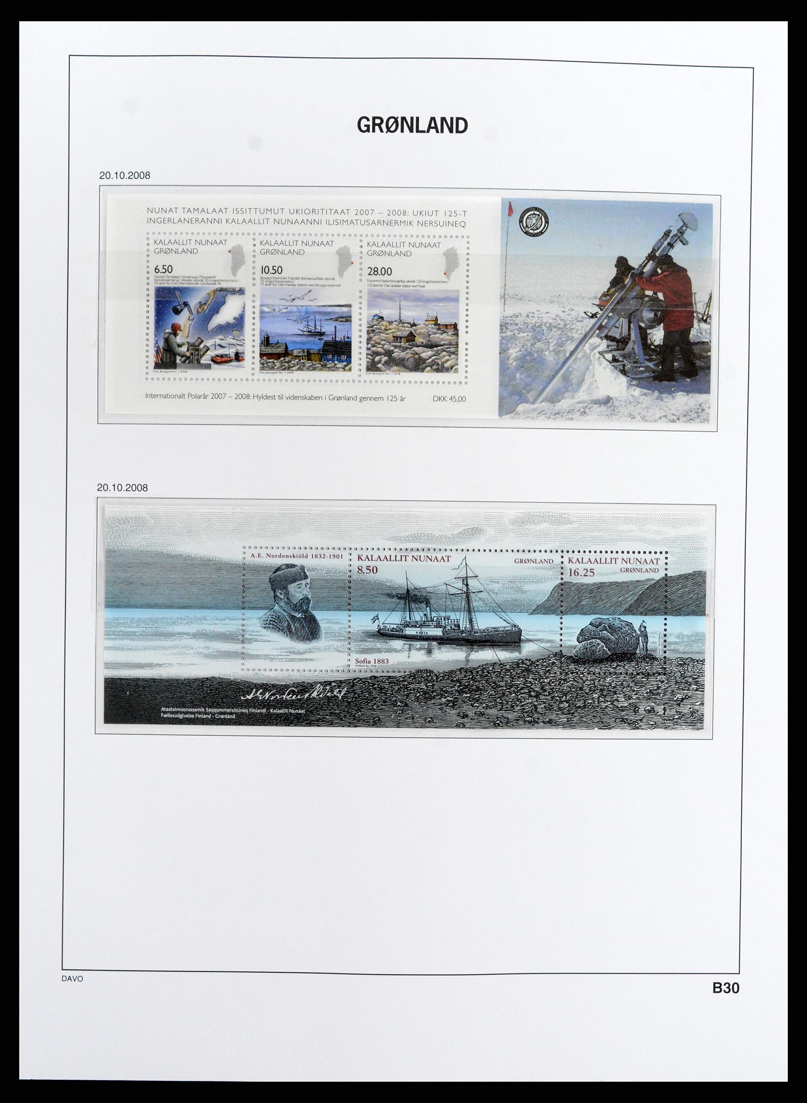 37802 097 - Postzegelverzameling 37802 Groenland 1905-2019!