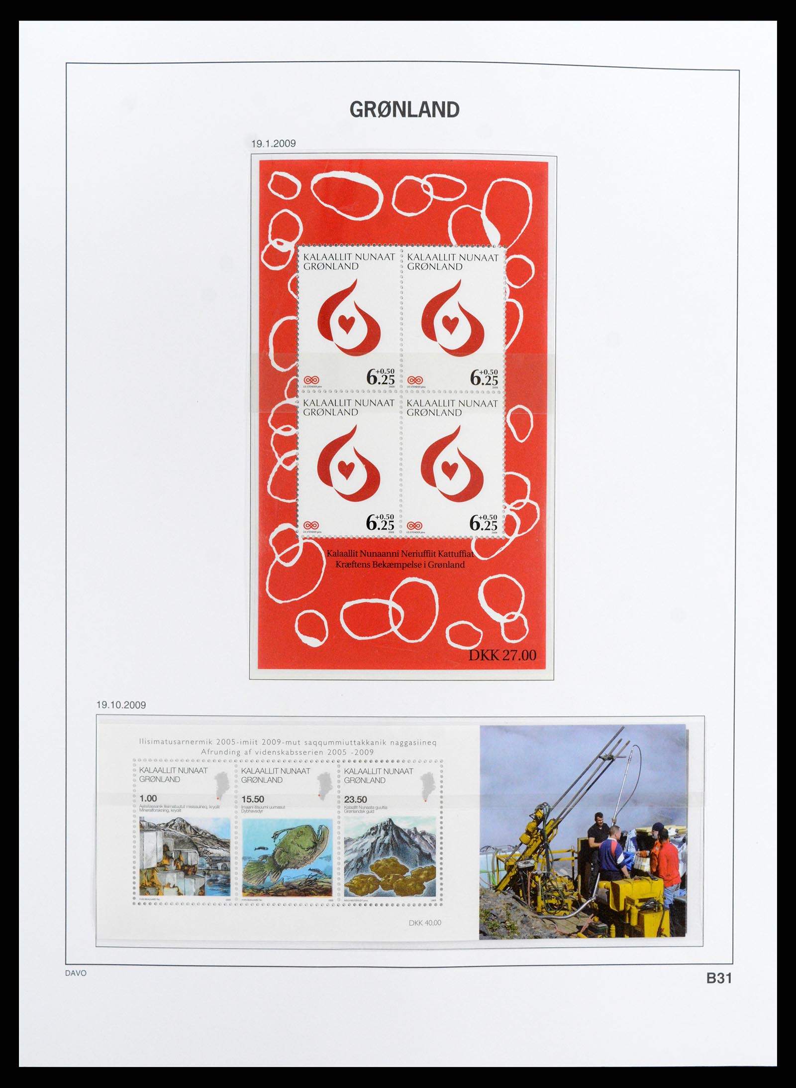 37802 098 - Postzegelverzameling 37802 Groenland 1905-2019!