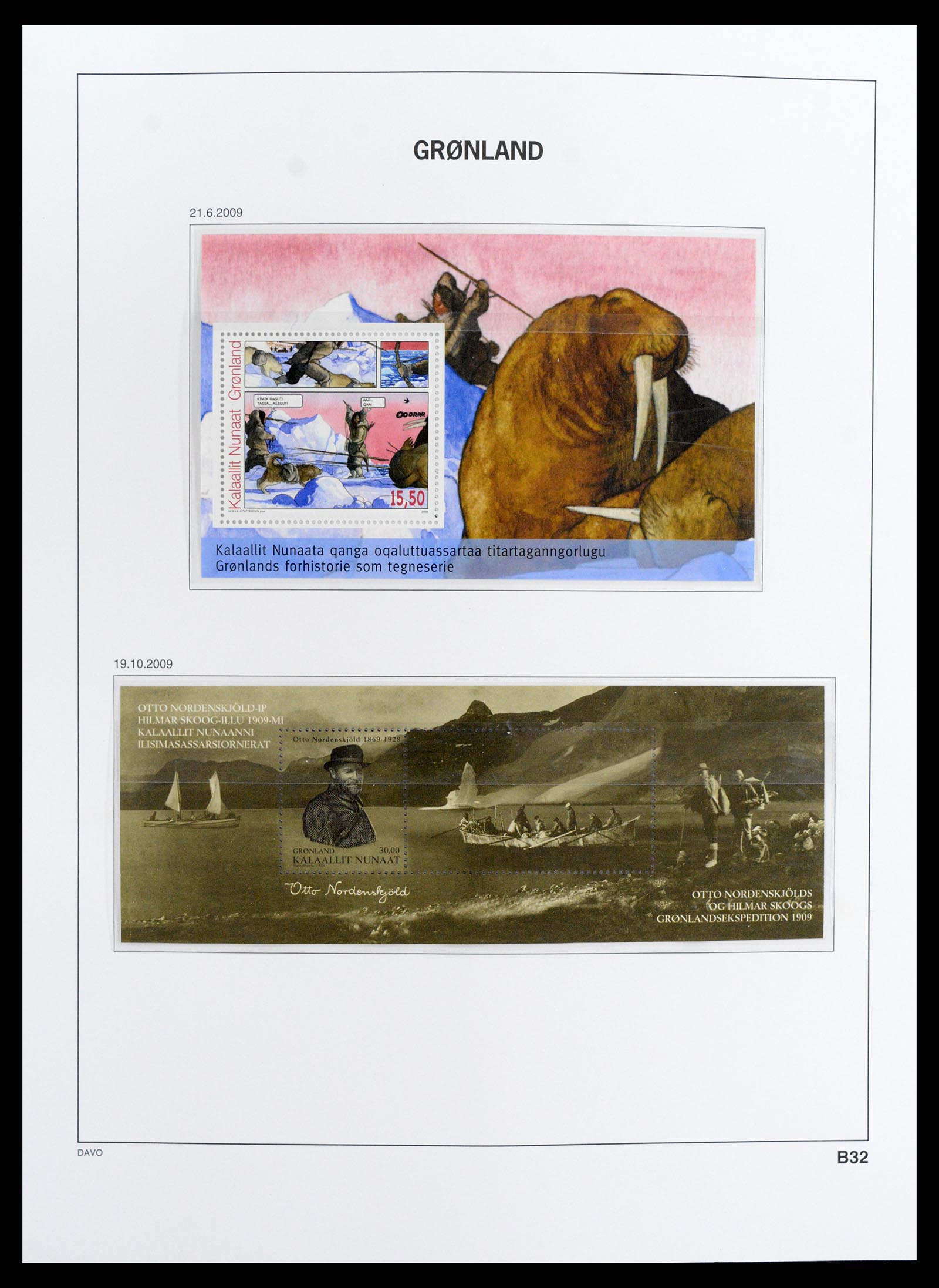 37802 099 - Postzegelverzameling 37802 Groenland 1905-2019!