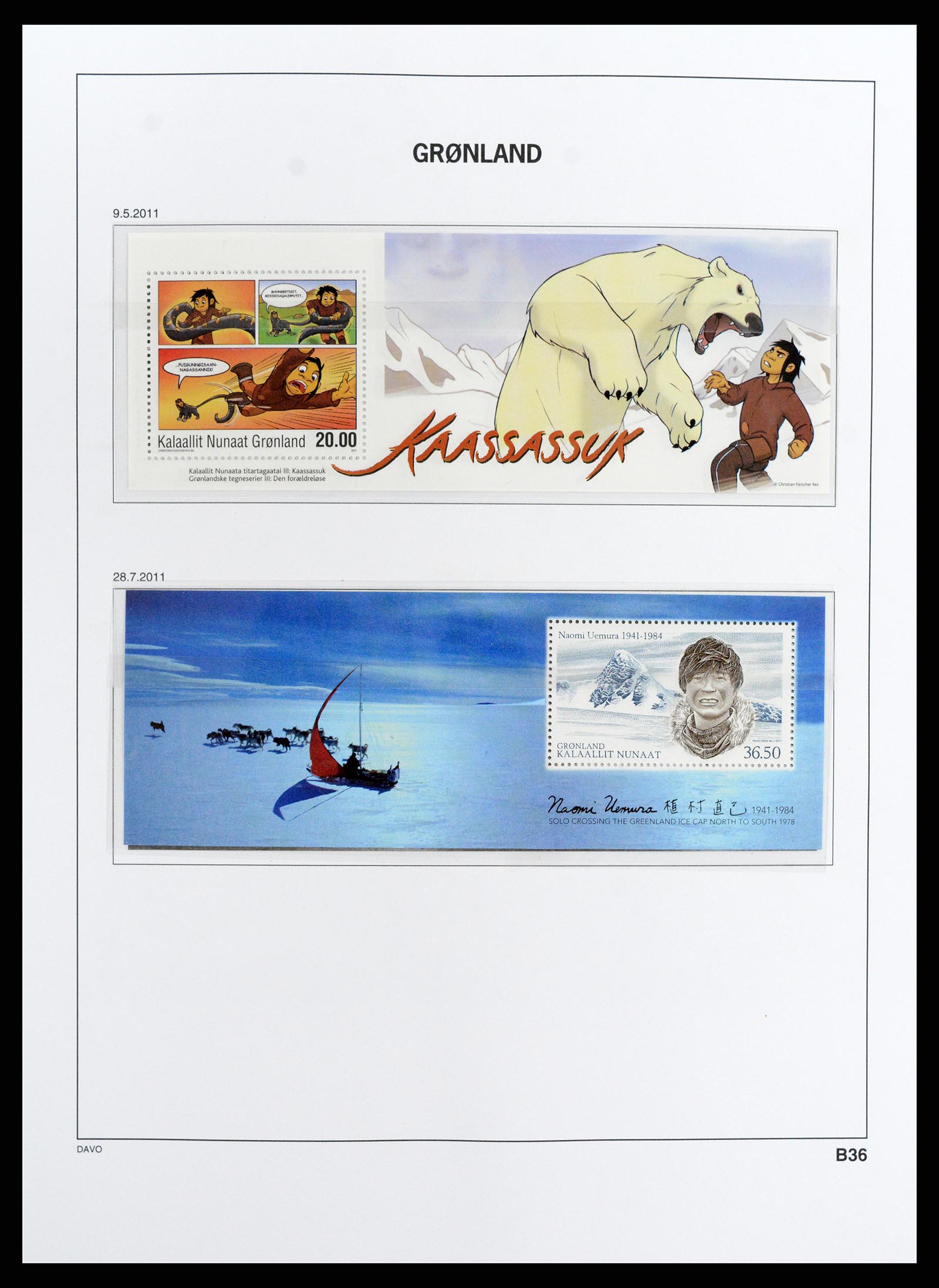 37802 103 - Postzegelverzameling 37802 Groenland 1905-2019!