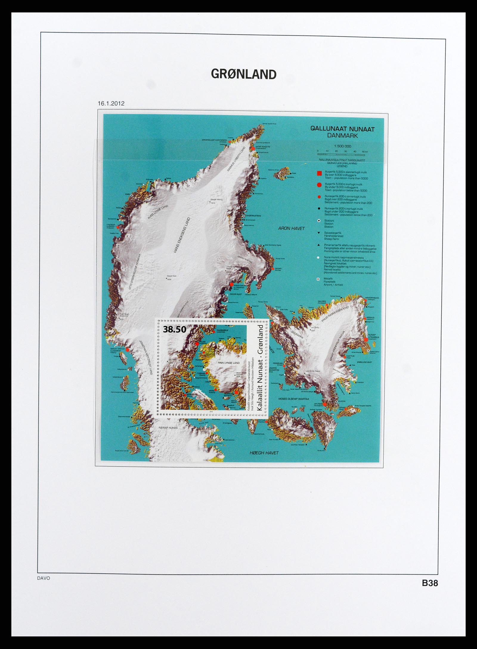 37802 105 - Stamp Collection 37802 Greenland 1905-2019!