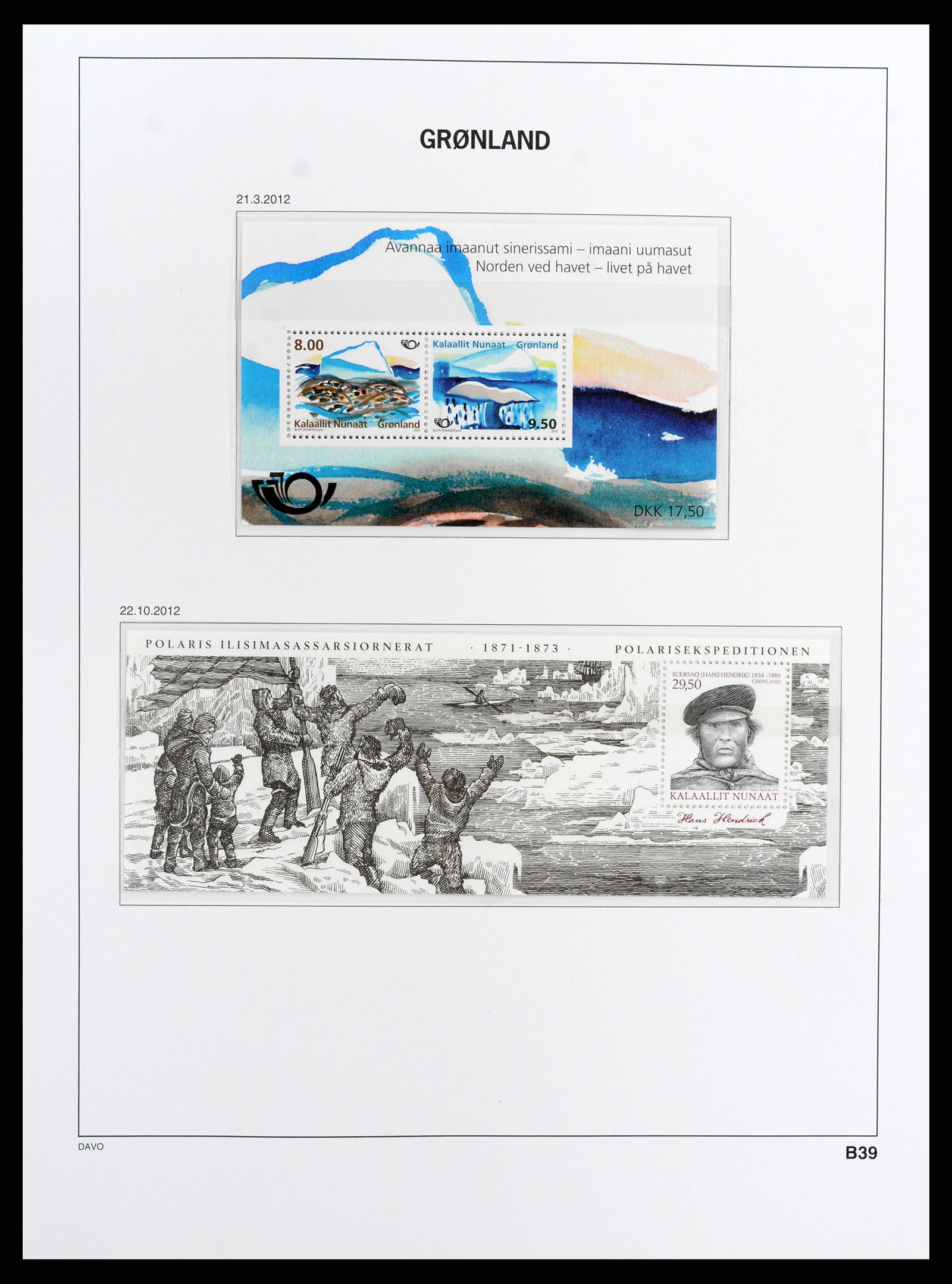 37802 106 - Postzegelverzameling 37802 Groenland 1905-2019!