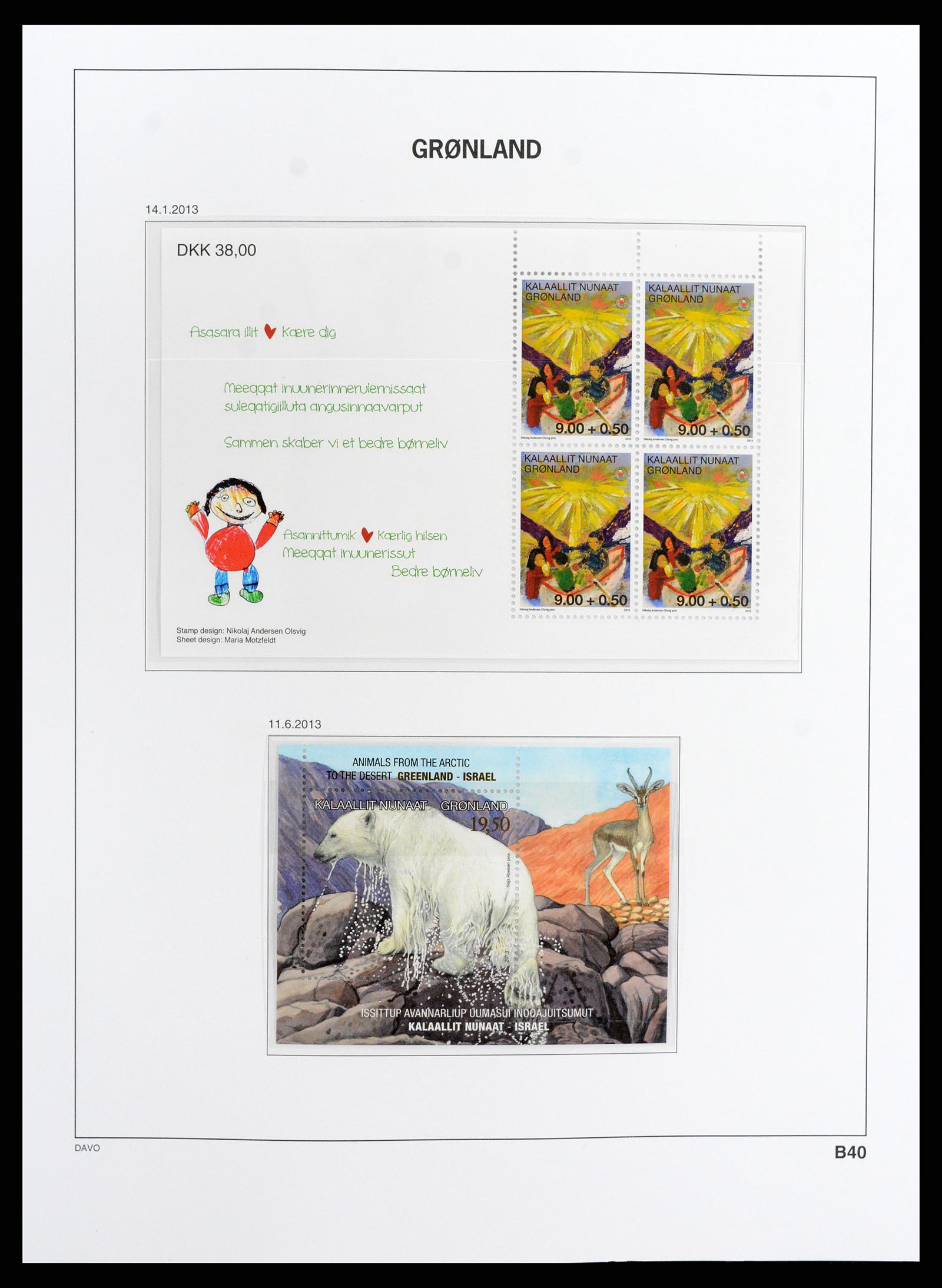 37802 107 - Postzegelverzameling 37802 Groenland 1905-2019!