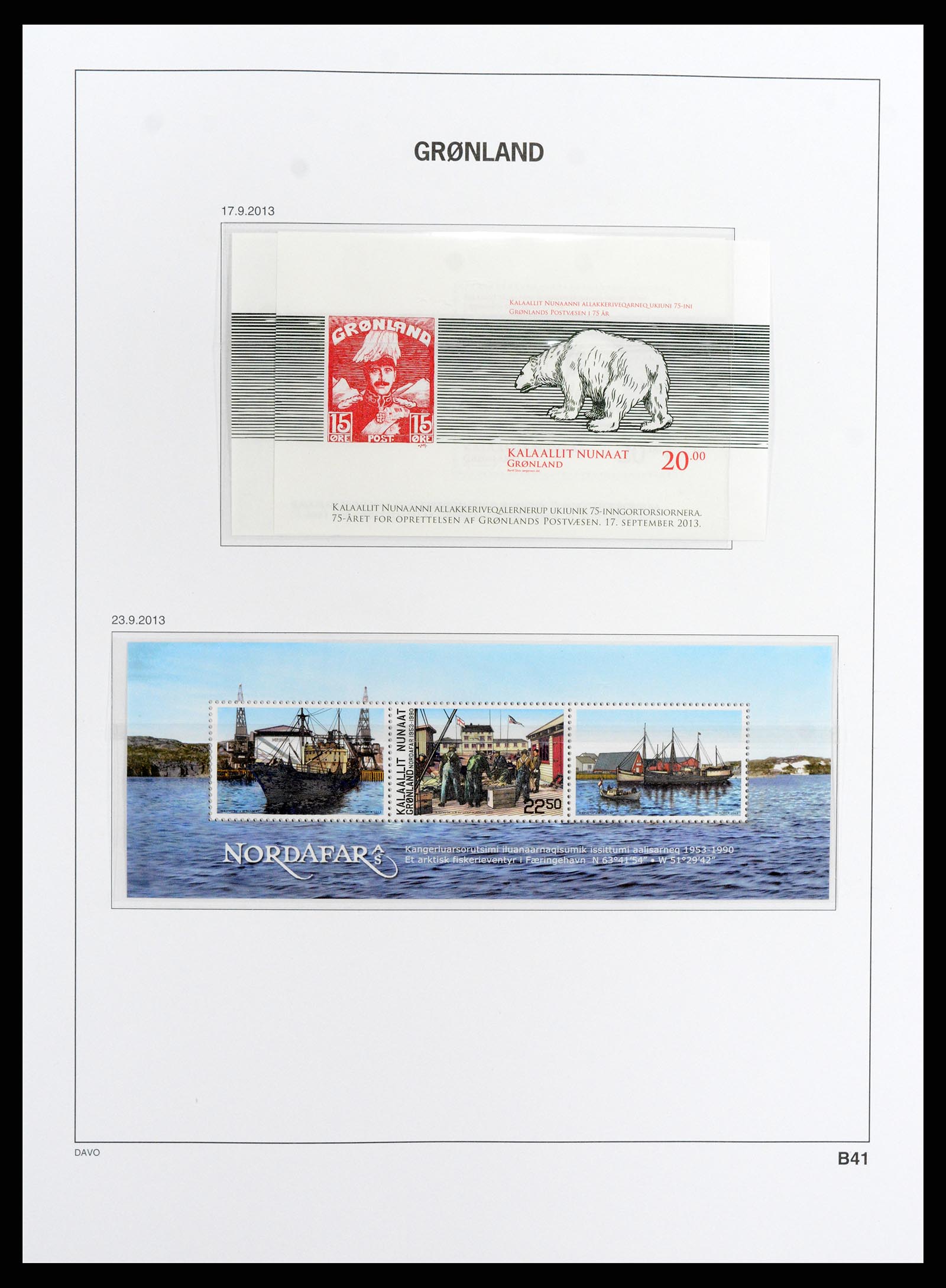 37802 108 - Stamp Collection 37802 Greenland 1905-2019!