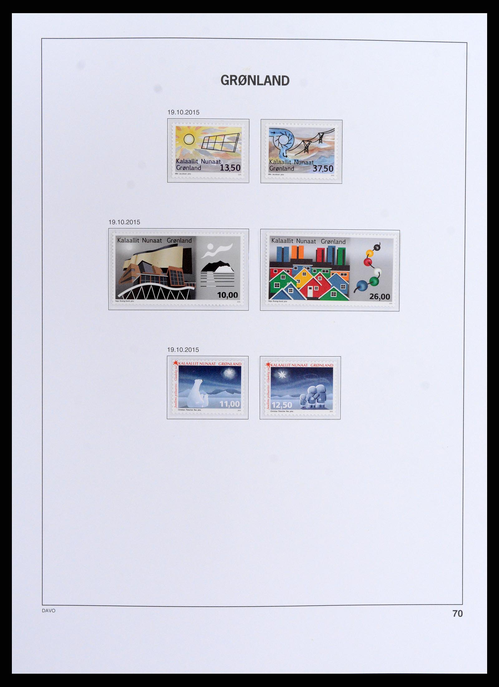 37802 116 - Postzegelverzameling 37802 Groenland 1905-2019!