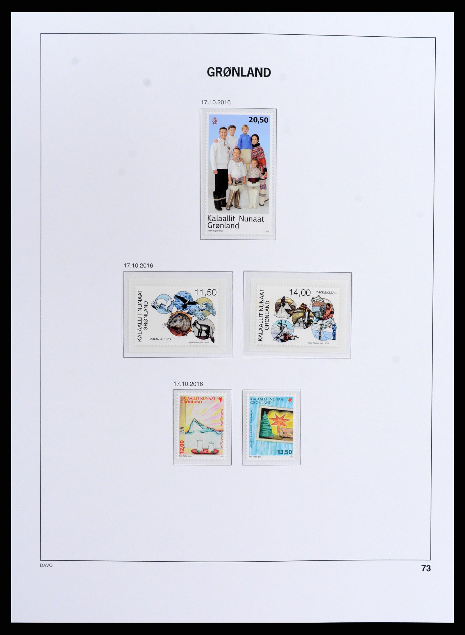 37802 119 - Postzegelverzameling 37802 Groenland 1905-2019!