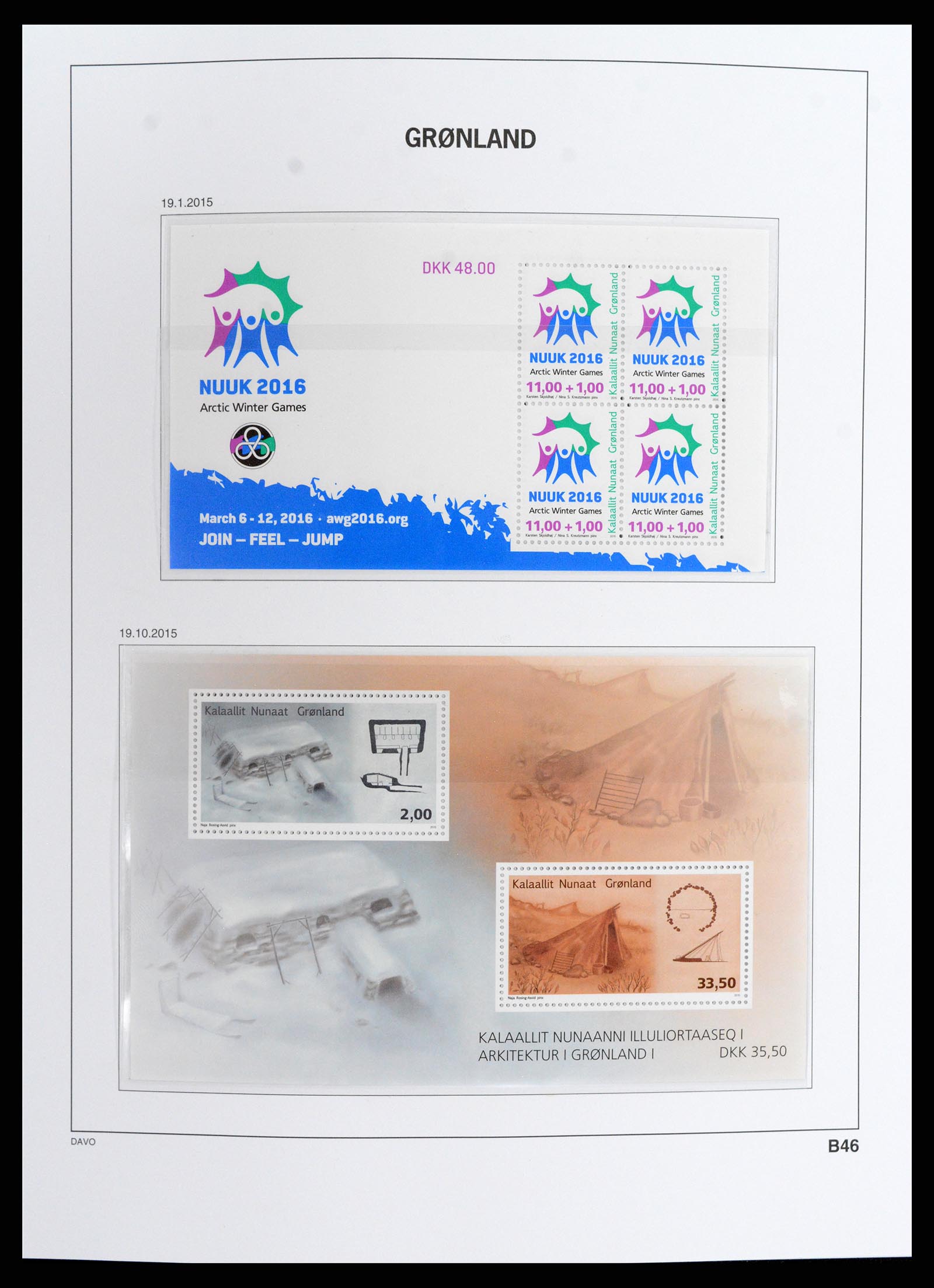 37802 131 - Postzegelverzameling 37802 Groenland 1905-2019!