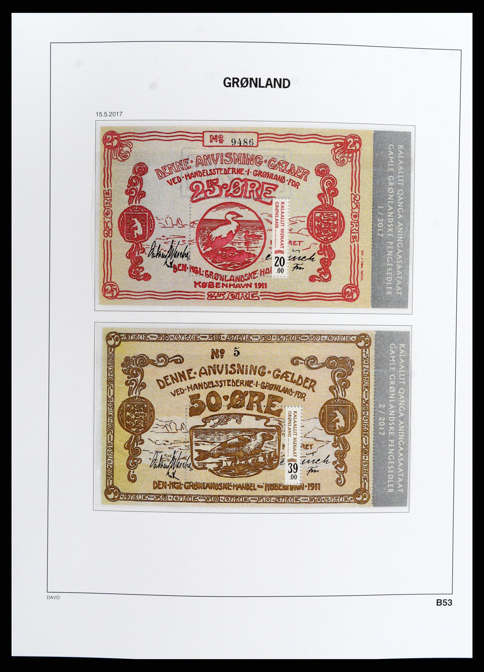 37802 138 - Postzegelverzameling 37802 Groenland 1905-2019!