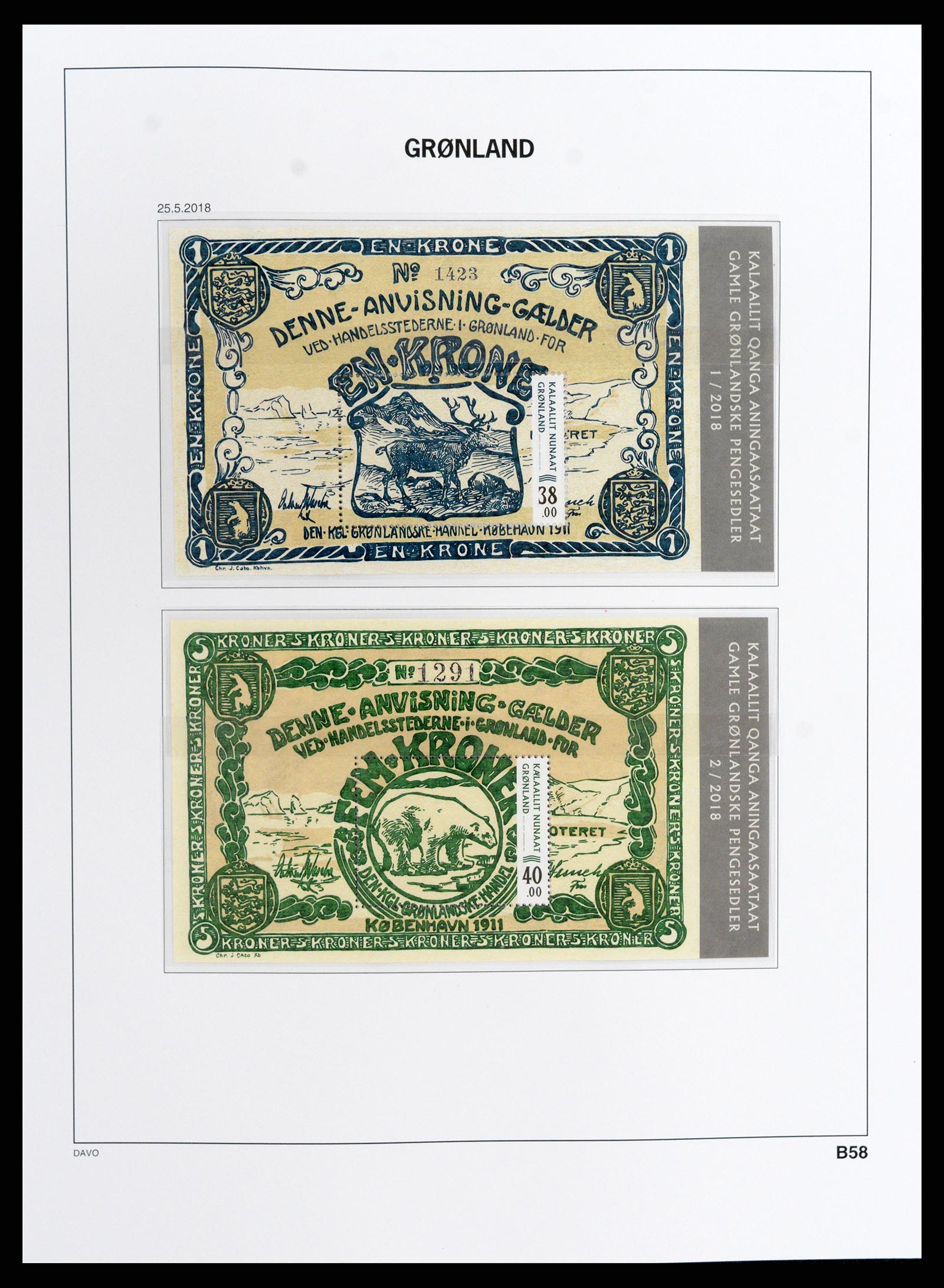 37802 143 - Postzegelverzameling 37802 Groenland 1905-2019!