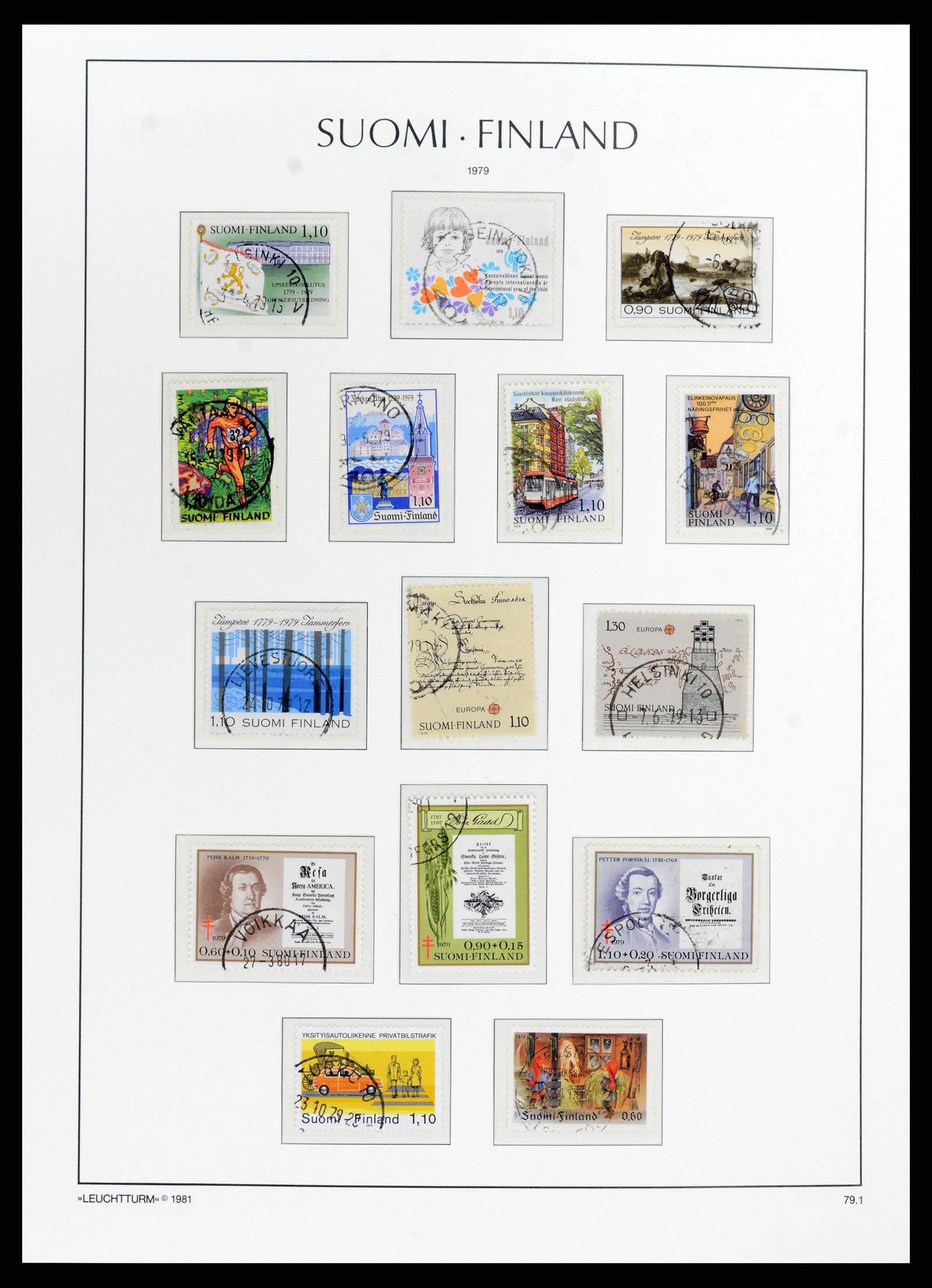 37803 073 - Stamp Collection 37803 Finland 1860-1999.