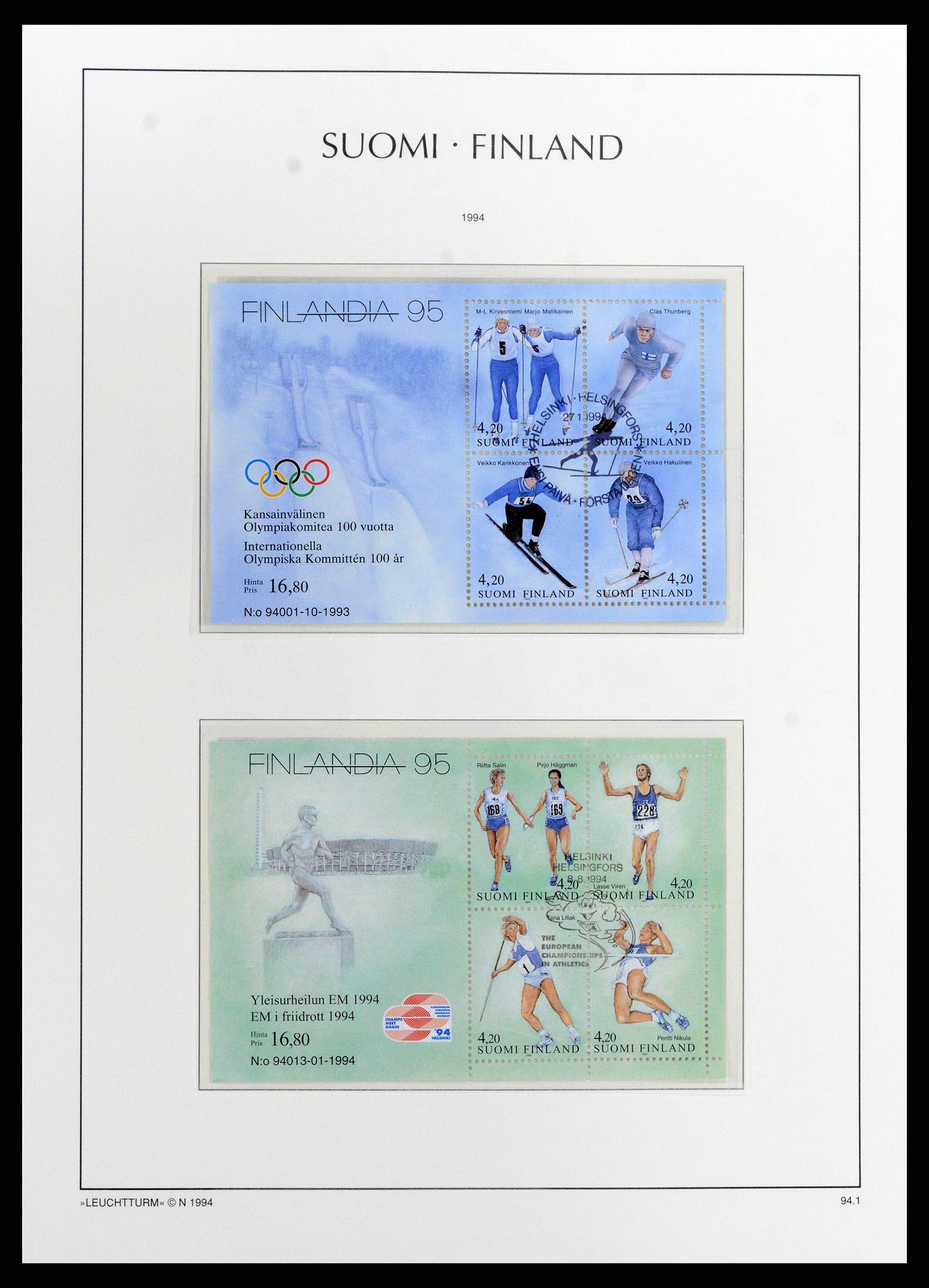 37803 108 - Postzegelverzameling 37803 Finland 1860-1999.