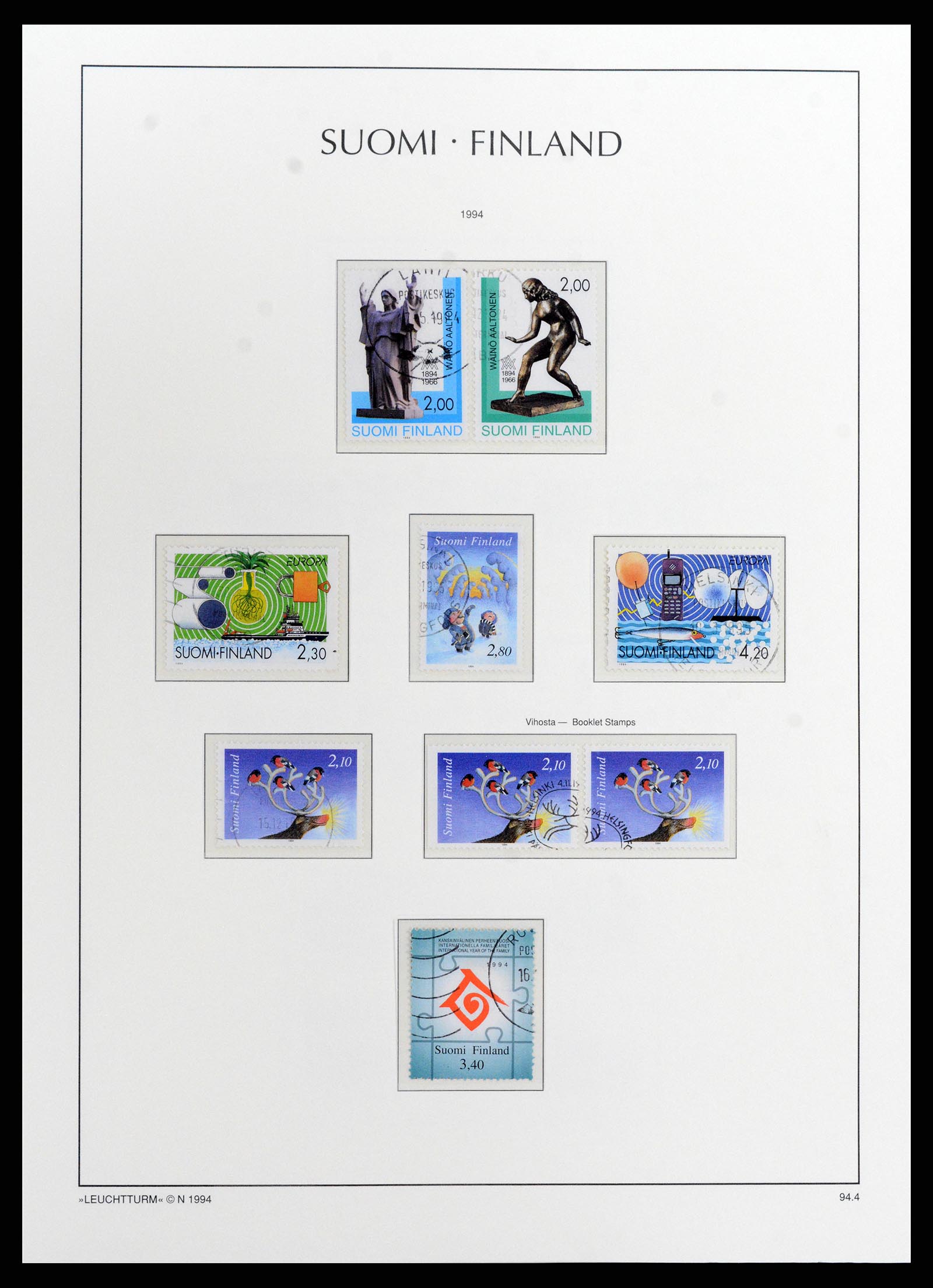 37803 111 - Postzegelverzameling 37803 Finland 1860-1999.