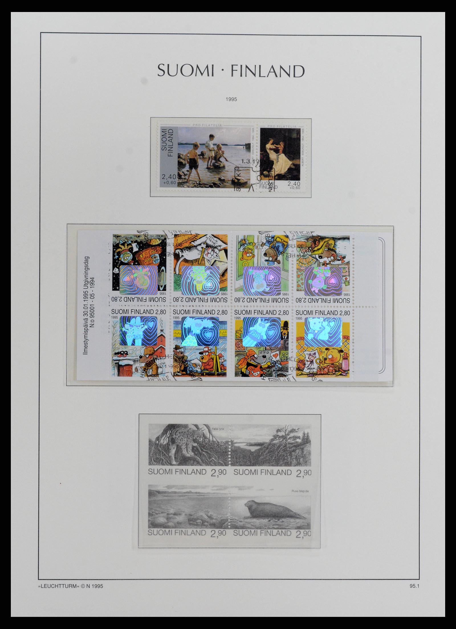37803 112 - Postzegelverzameling 37803 Finland 1860-1999.