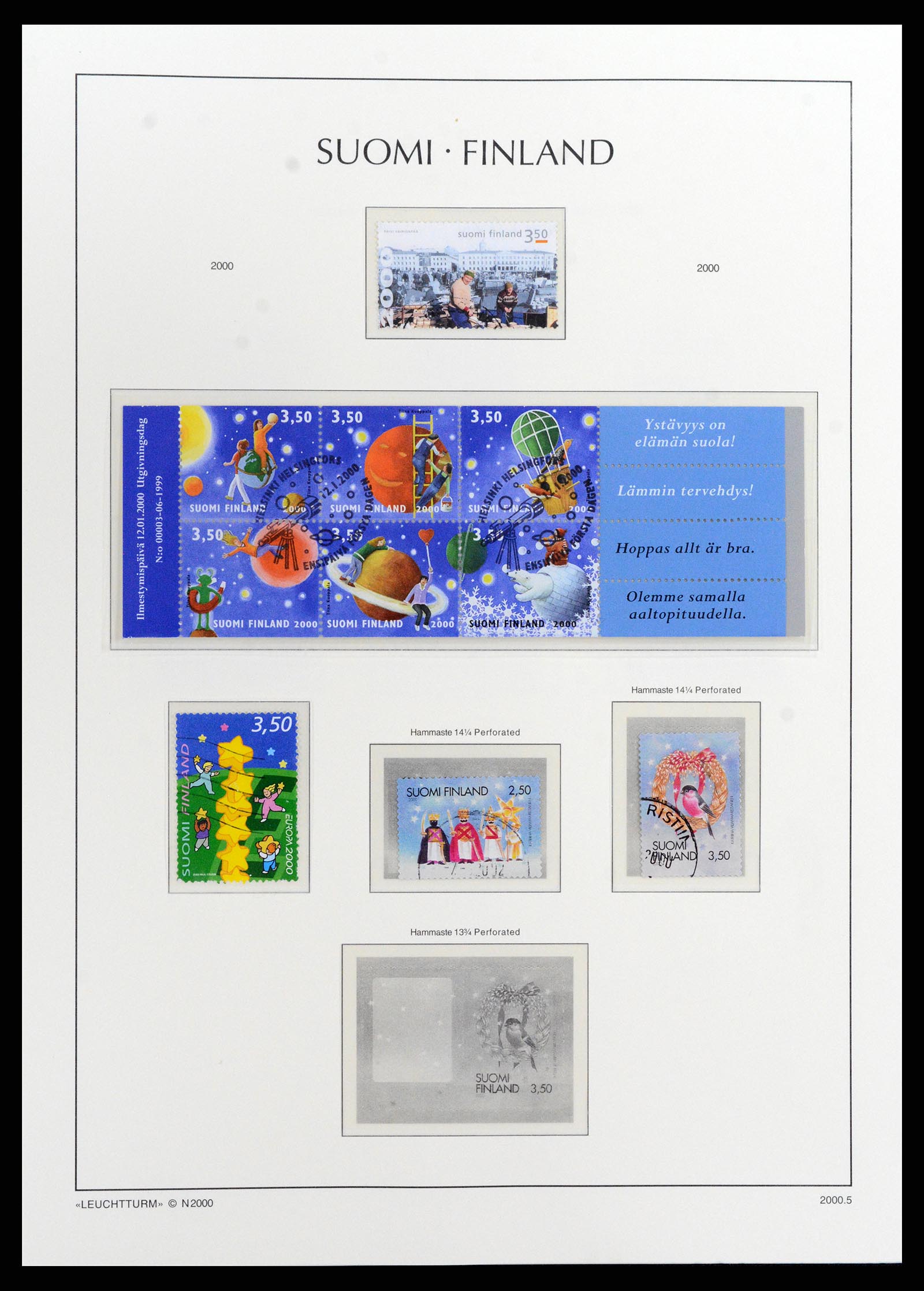 37803 136 - Postzegelverzameling 37803 Finland 1860-1999.