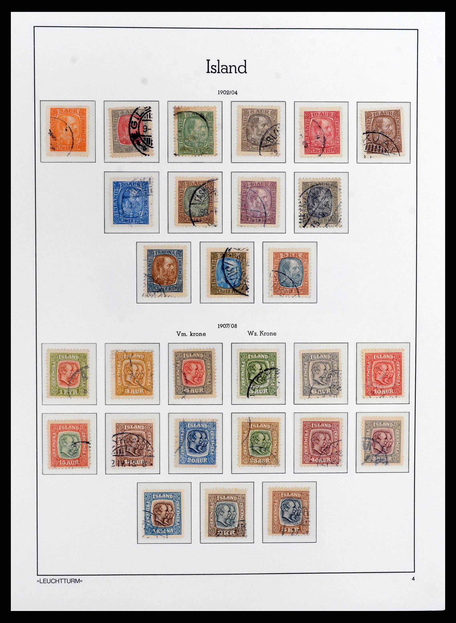 37804 004 - Postzegelverzameling 37804 IJsland 1873-2014.