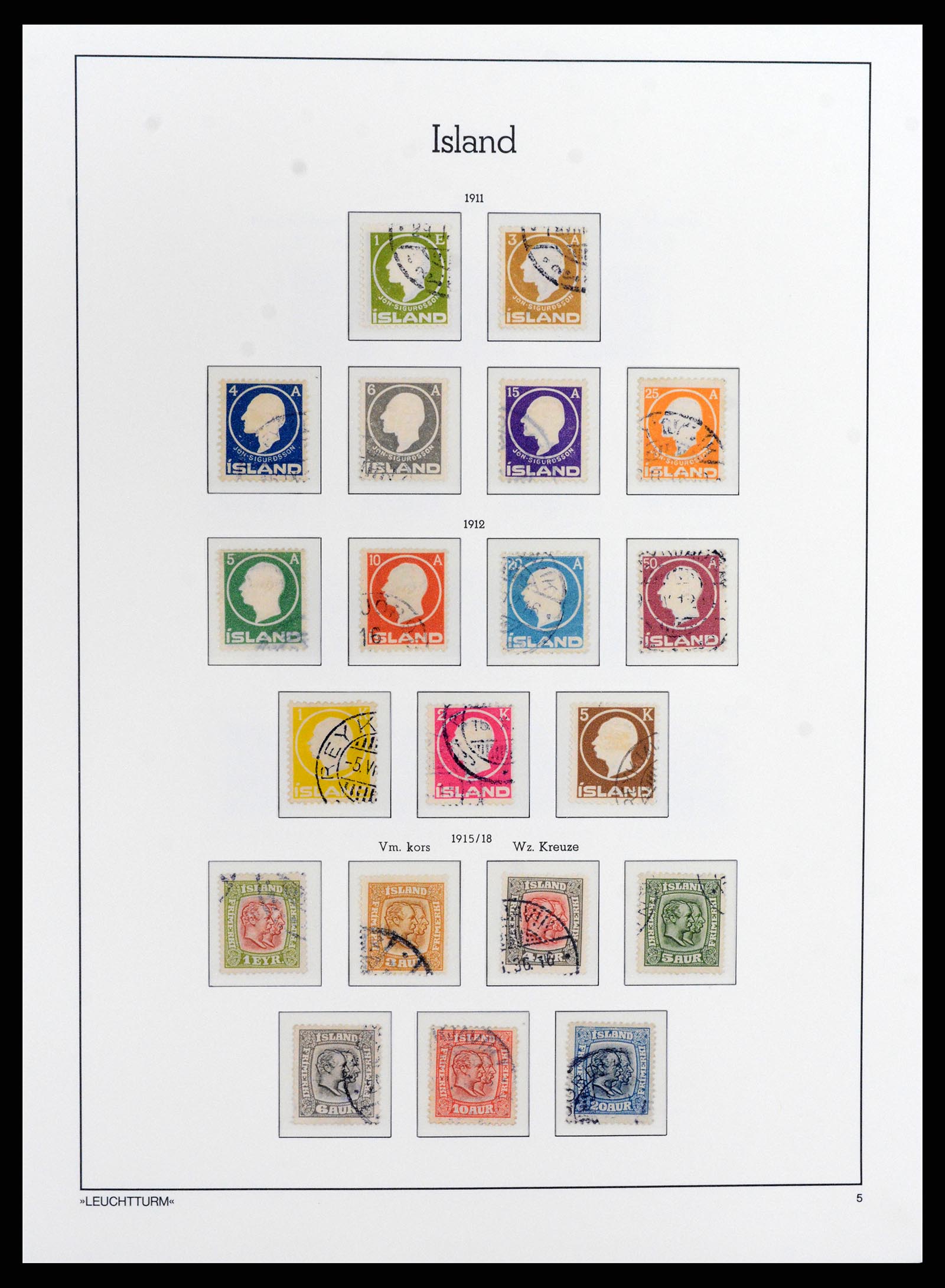 37804 005 - Postzegelverzameling 37804 IJsland 1873-2014.