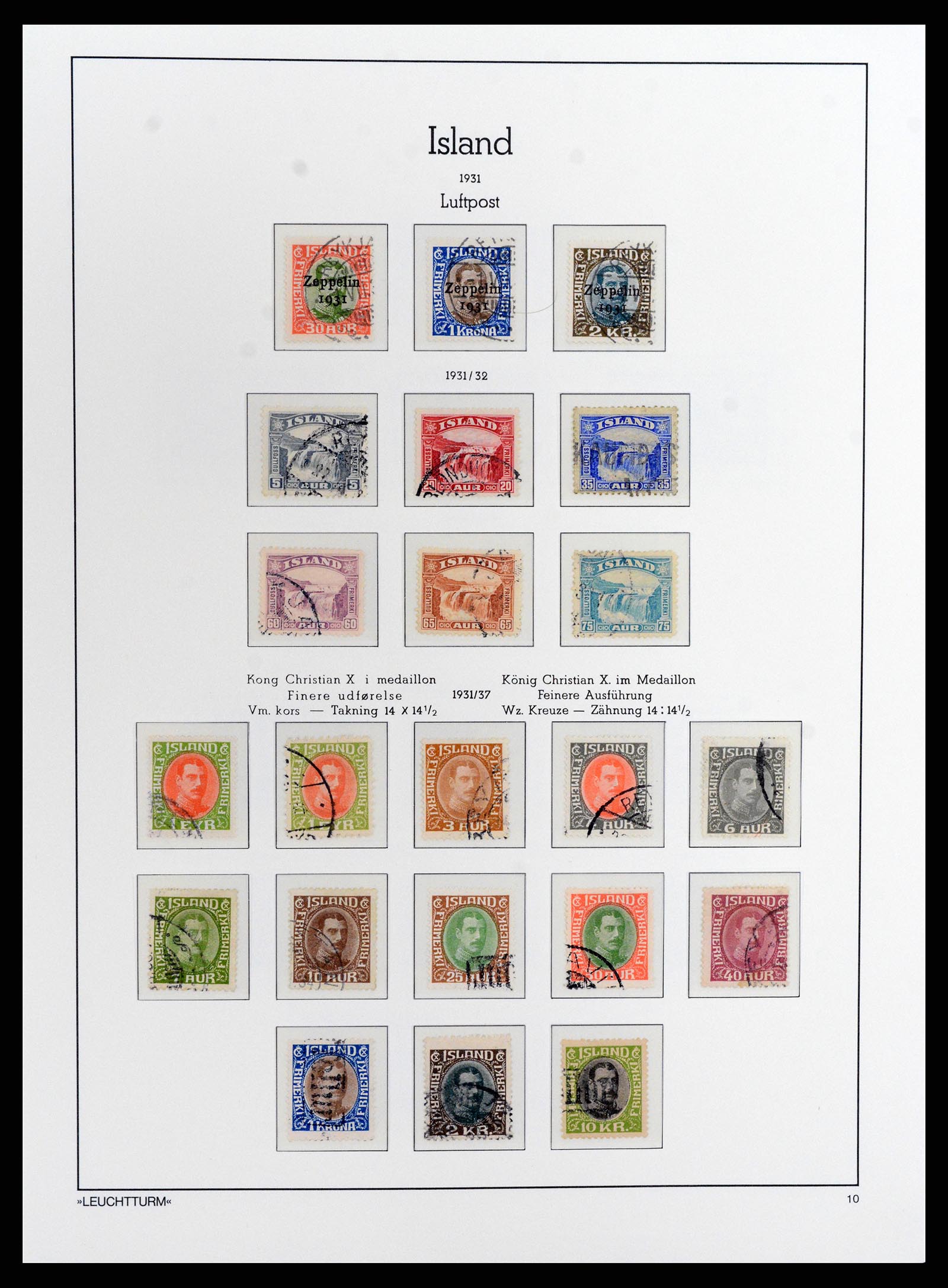 37804 010 - Stamp Collection 37804 Iceland 1873-2014.