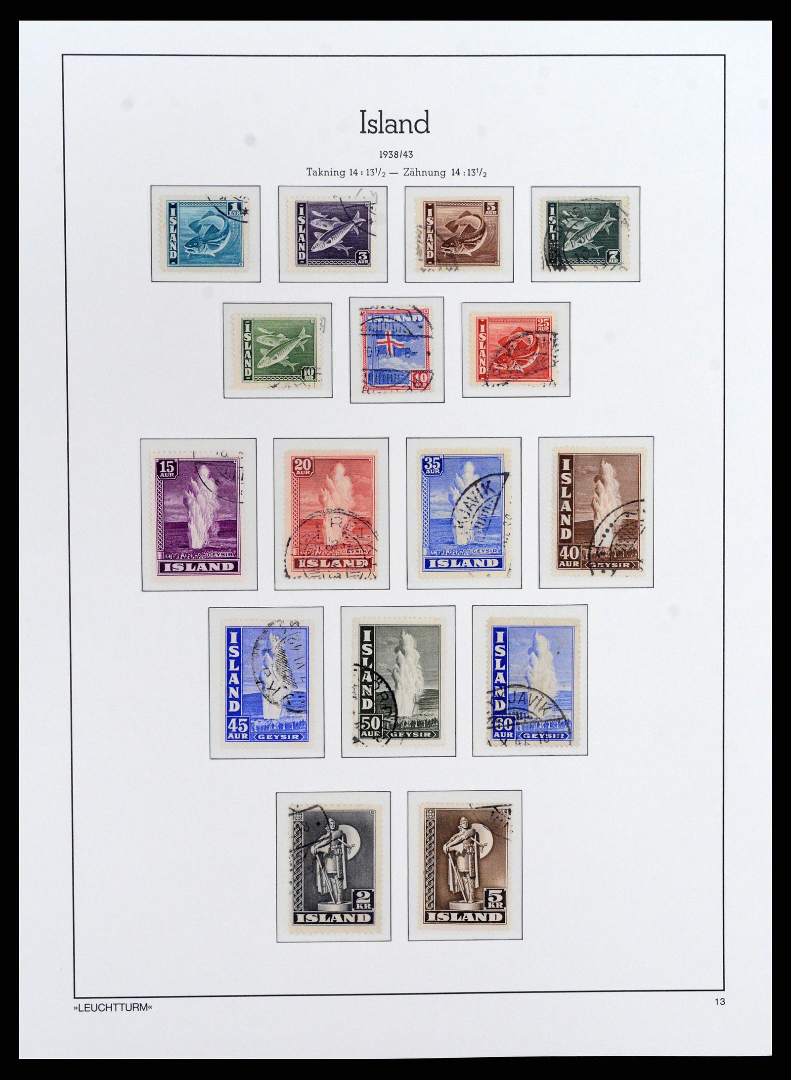 37804 013 - Stamp Collection 37804 Iceland 1873-2014.