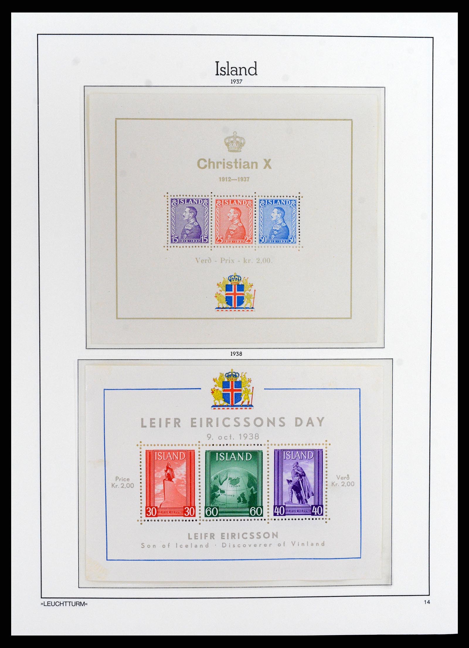 37804 014 - Stamp Collection 37804 Iceland 1873-2014.