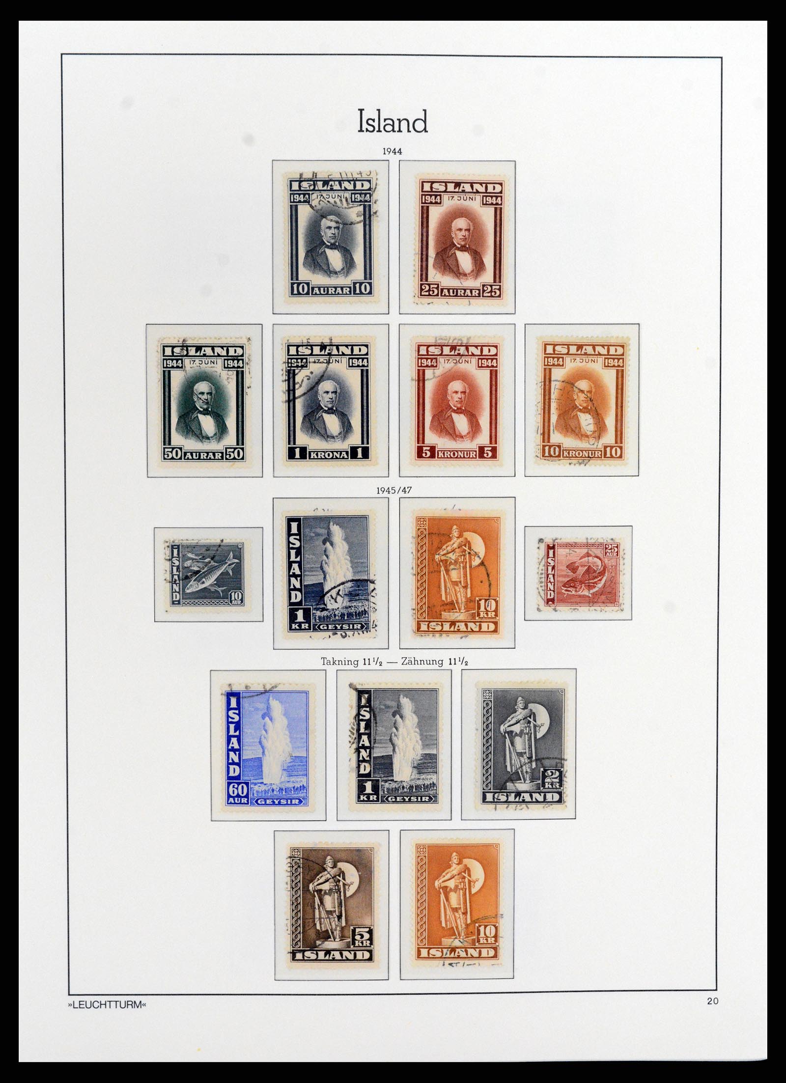 37804 020 - Postzegelverzameling 37804 IJsland 1873-2014.