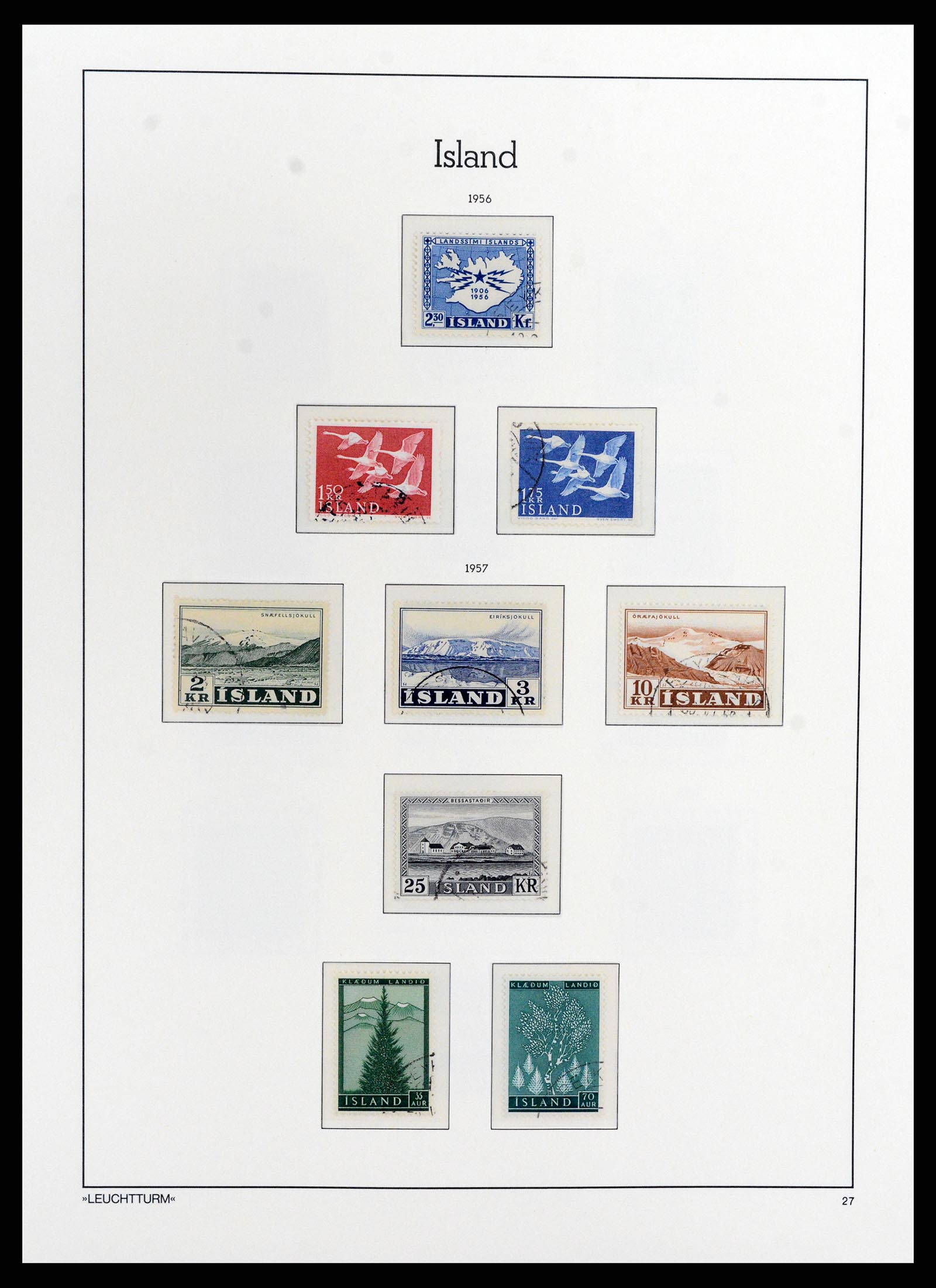 37804 027 - Stamp Collection 37804 Iceland 1873-2014.