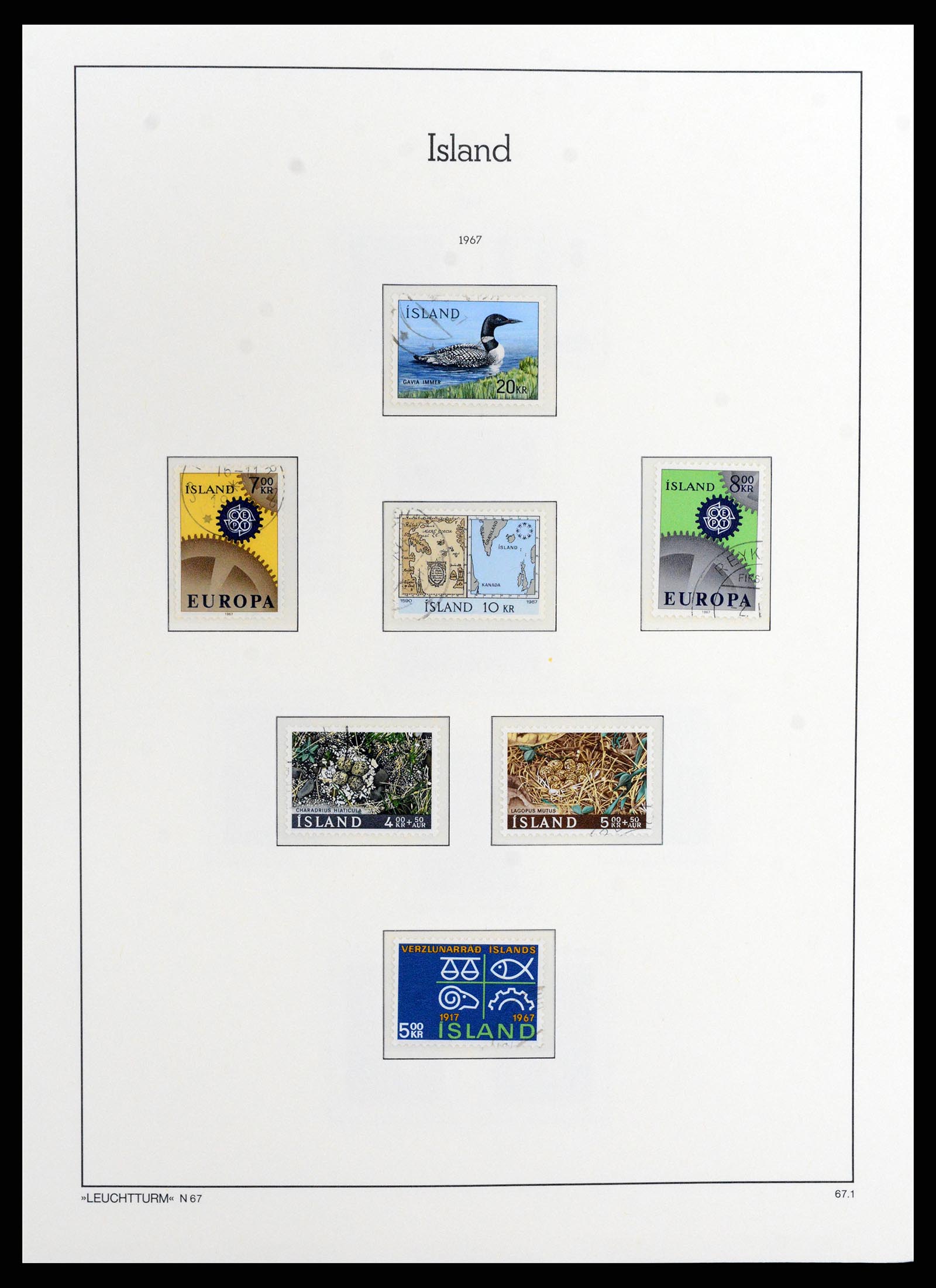 37804 037 - Stamp Collection 37804 Iceland 1873-2014.