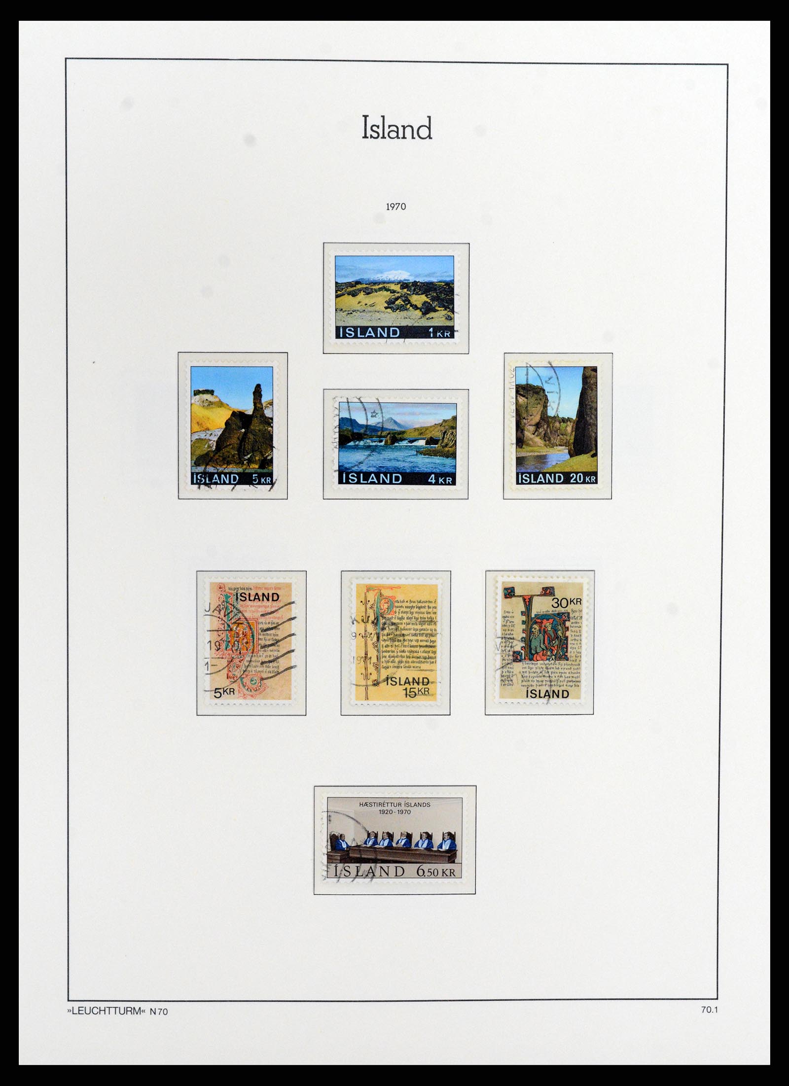 37804 040 - Stamp Collection 37804 Iceland 1873-2014.